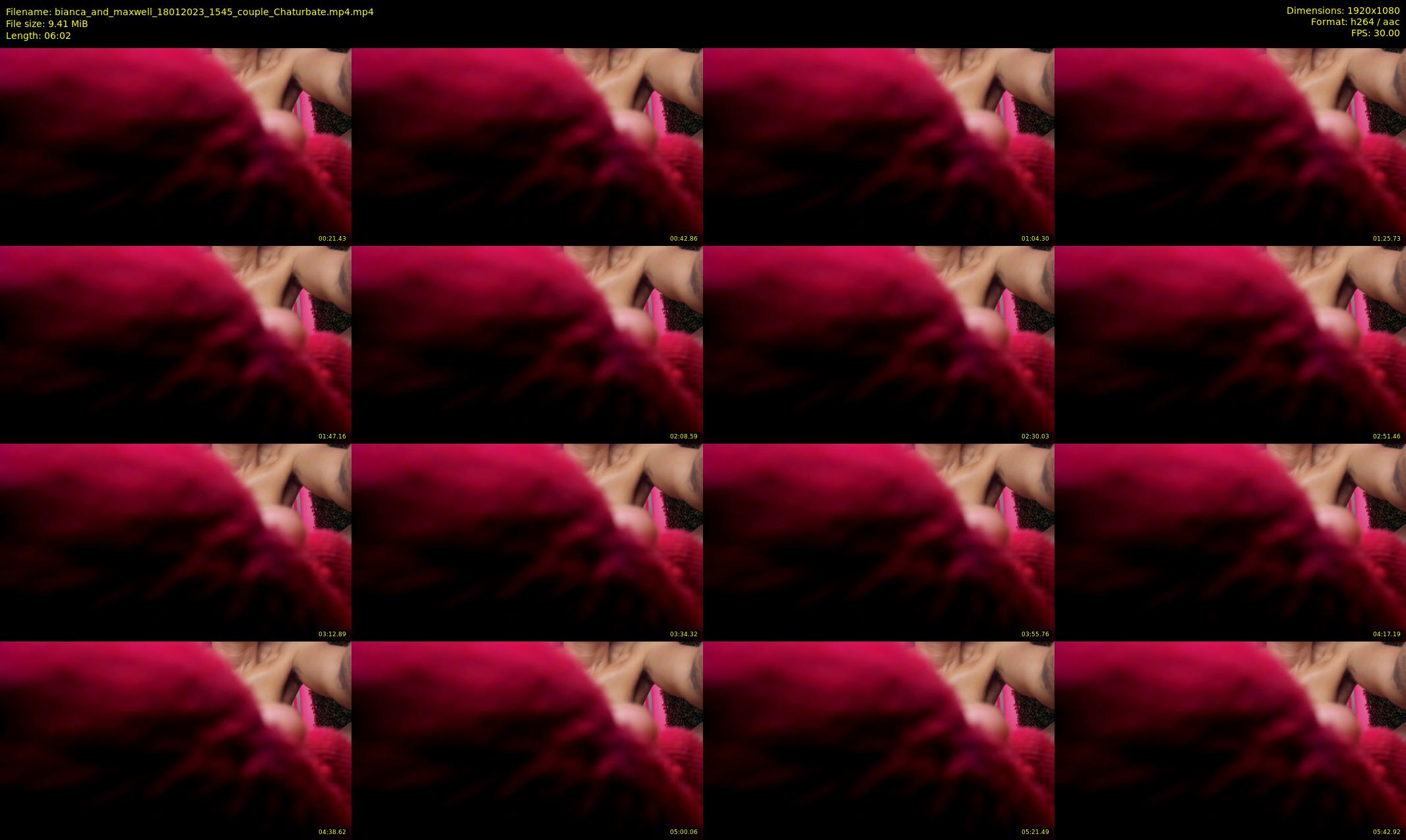 bianca_and_maxwell — 7 minute Chaturbate couple cam show recording, 1080p, Jan 18, 2023