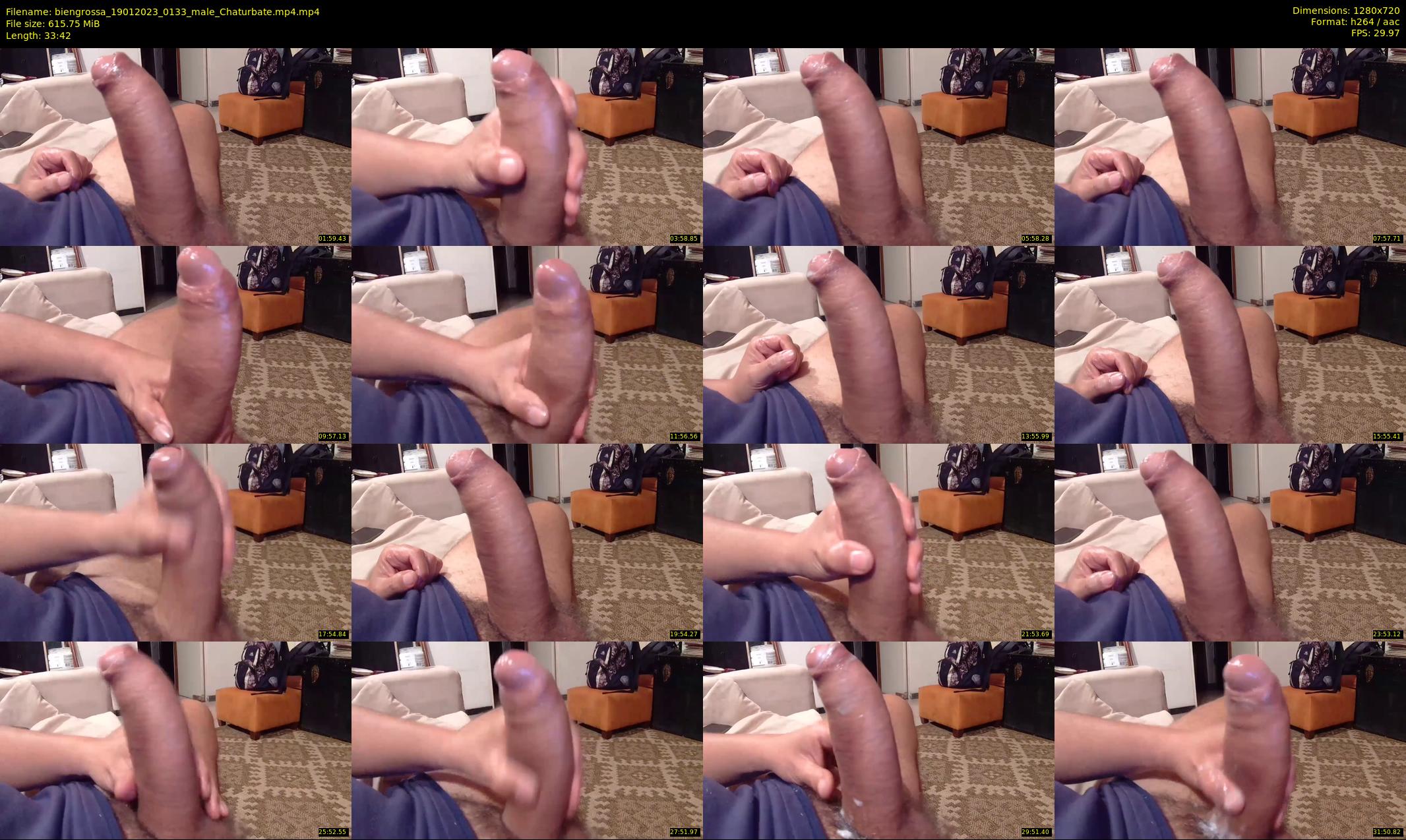 biengrossa — 34 minute Chaturbate male cam show recording, 720p, Jan 19, 2023