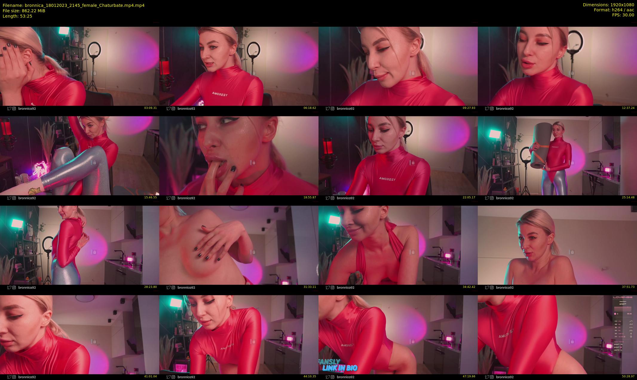 bronnica — 54 minute Chaturbate female cam show recording, 1080p, Jan 18, 2023