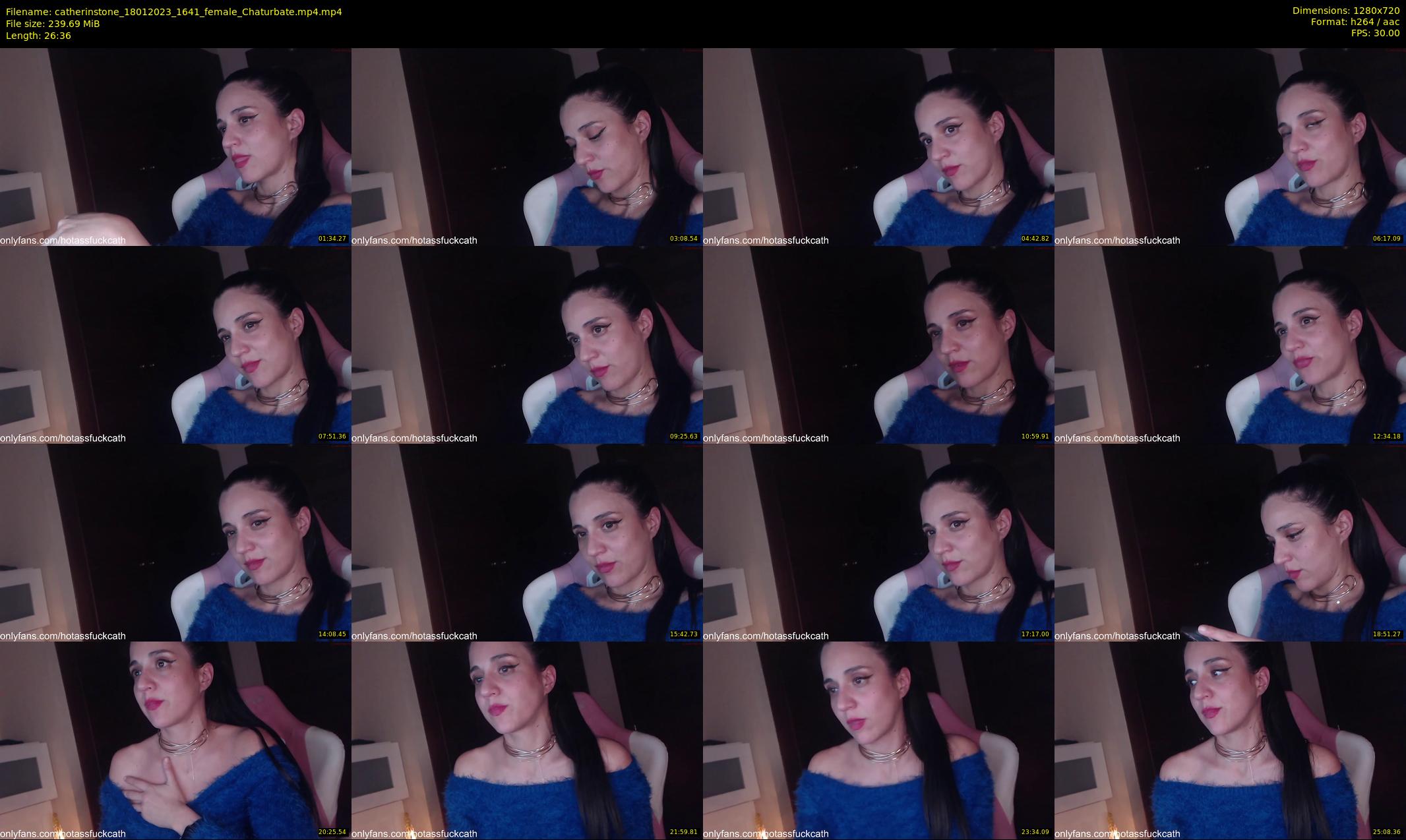 catherinstone — 27 minute Chaturbate female cam show recording, 720p, Jan 18, 2023