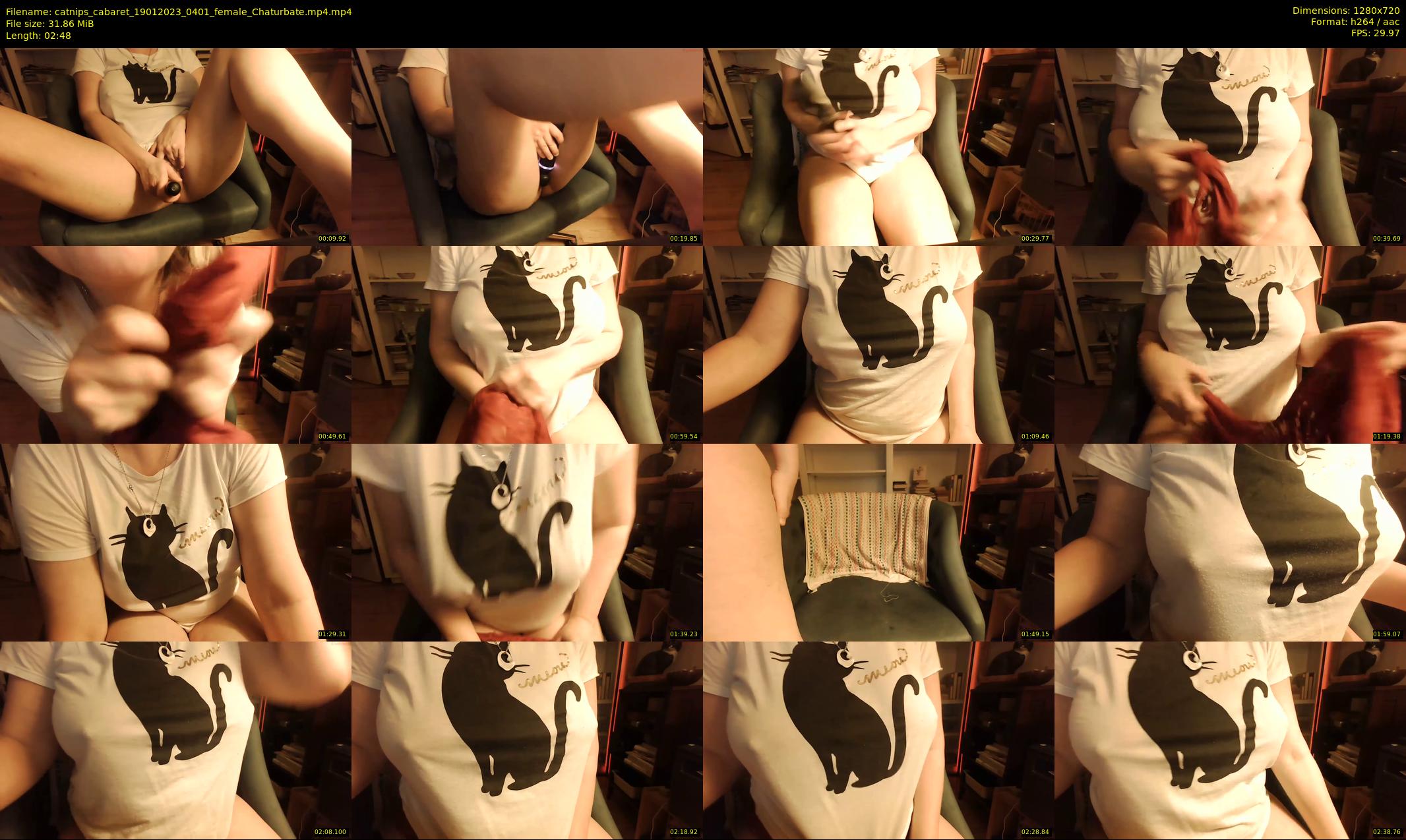 catnips_cabaret — 3 minute Chaturbate female cam show recording, 720p, Jan 19, 2023