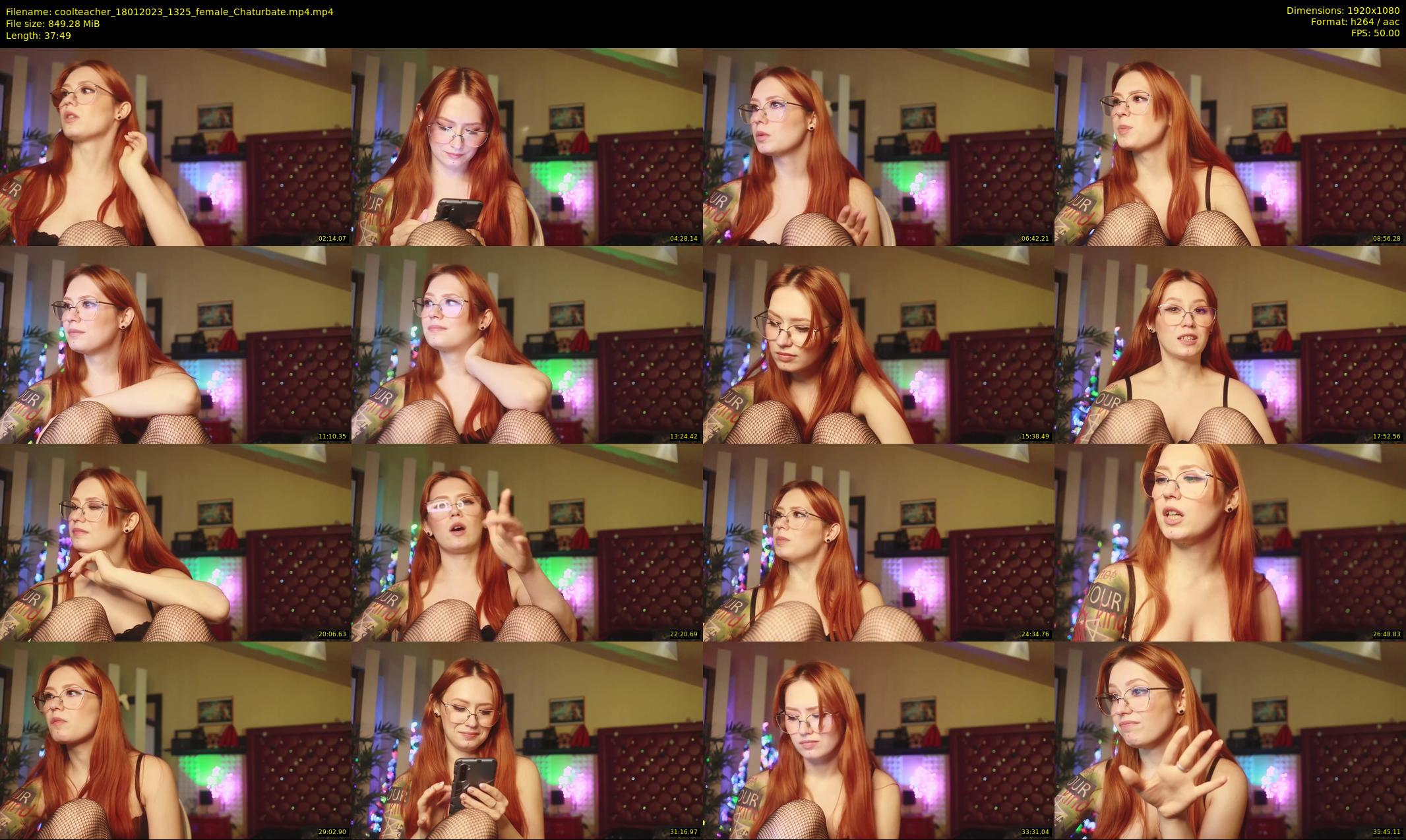 coolteacher — 38 minute Chaturbate female cam show recording, 1080p, Jan 18, 2023