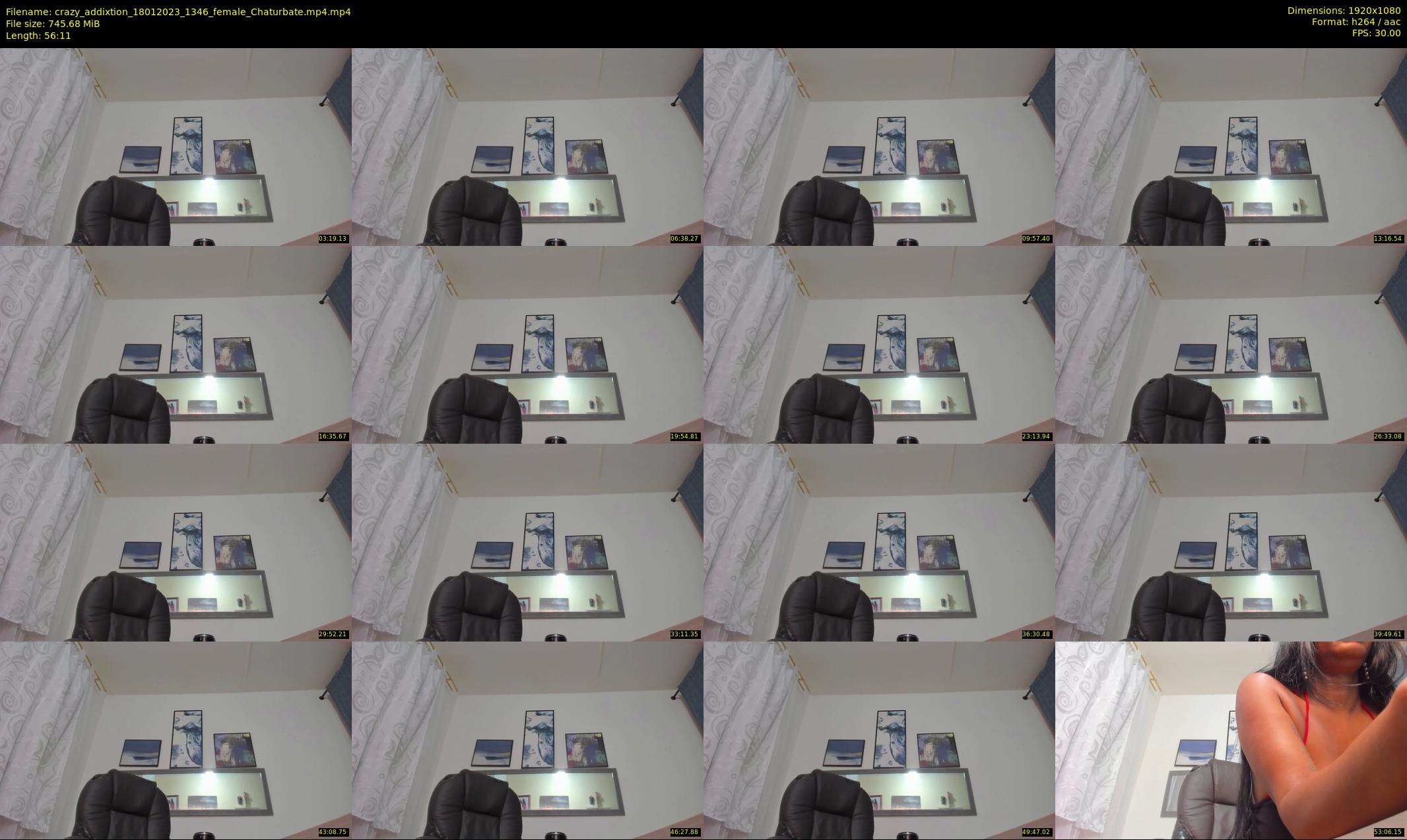 crazy_addixtion — 57 minute Chaturbate female cam show recording, 1080p, Jan 18, 2023