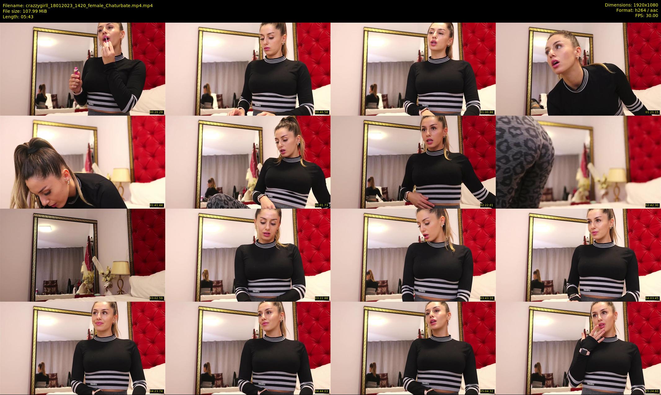 crazzygirll — 6 minute Chaturbate female cam show recording, 1080p, Jan 18, 2023