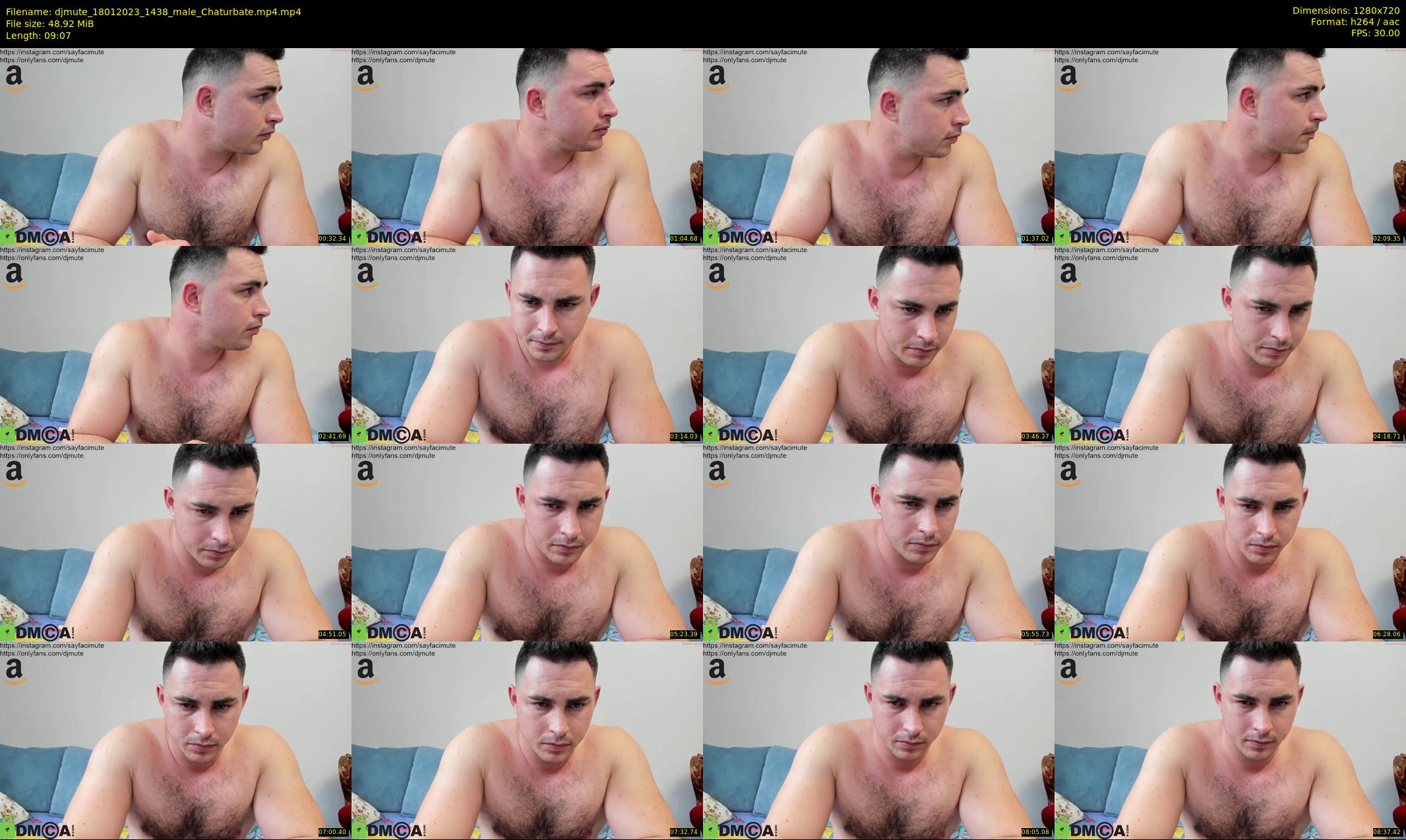 djmute — 10 minute Chaturbate male cam show recording, 720p, Jan 18, 2023
