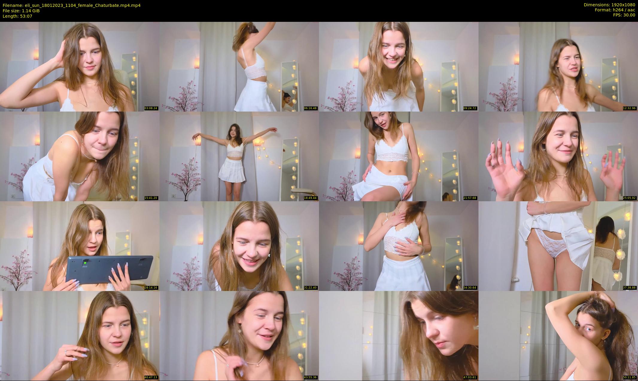 eli_sun — 54 minute Chaturbate female cam show recording, 1080p, Jan 18, 2023
