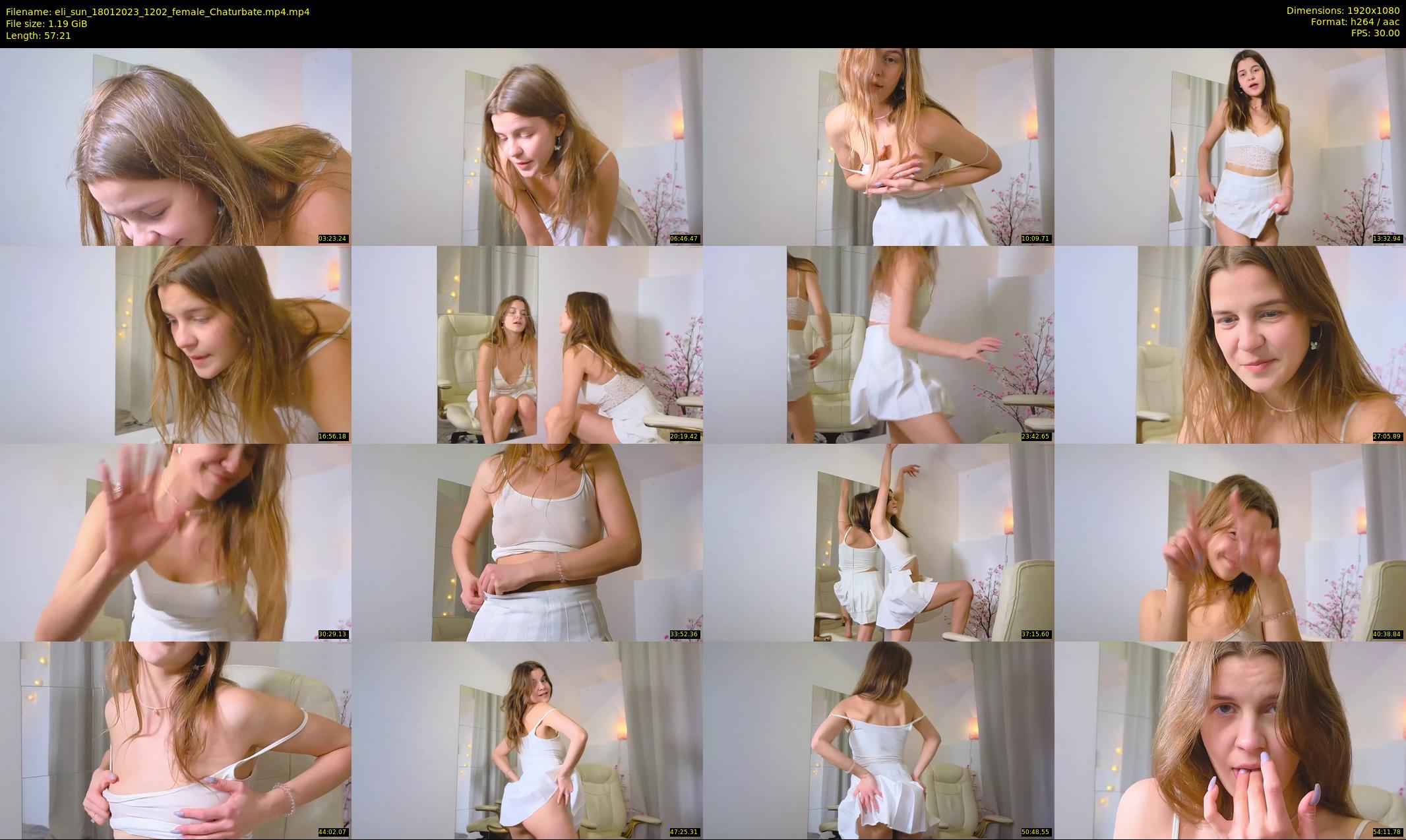 eli_sun — 58 minute Chaturbate female cam show recording, 1080p, Jan 18, 2023