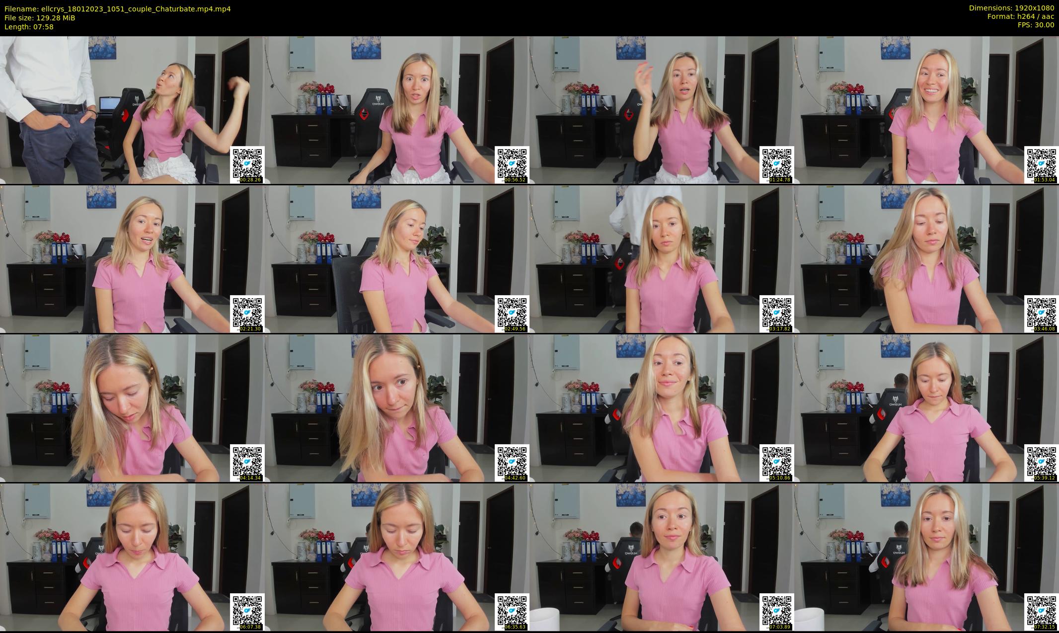 ellcrys — 8 minute Chaturbate couple cam show recording, 1080p, Jan 18, 2023