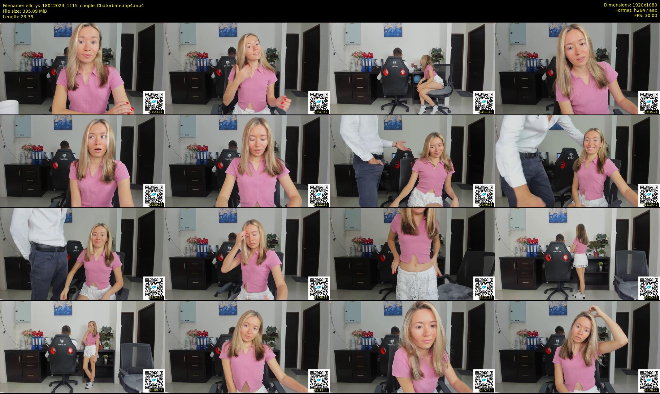ellcrys — 24 minute Chaturbate couple cam show recording, 1080p, Jan 18, 2023