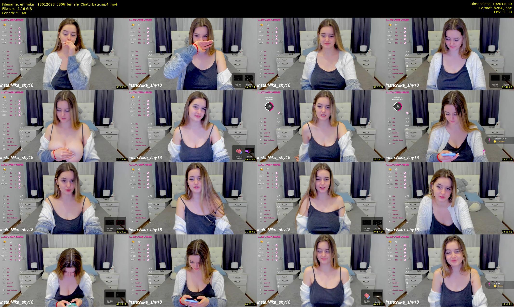 emmika_ — 54 minute Chaturbate female cam show recording, 1080p, Jan 18, 2023