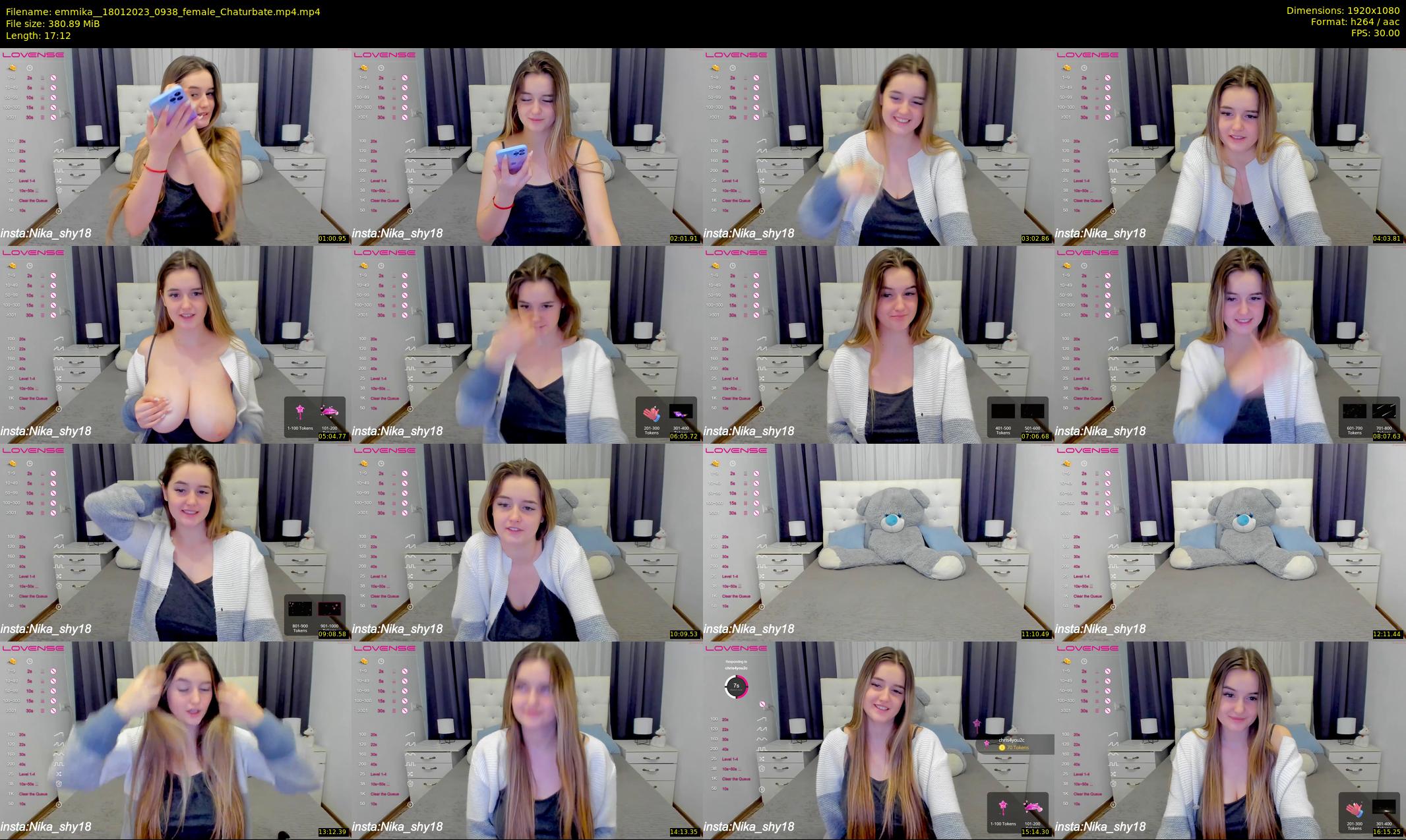 emmika_ — 18 minute Chaturbate female cam show recording, 1080p, Jan 18, 2023
