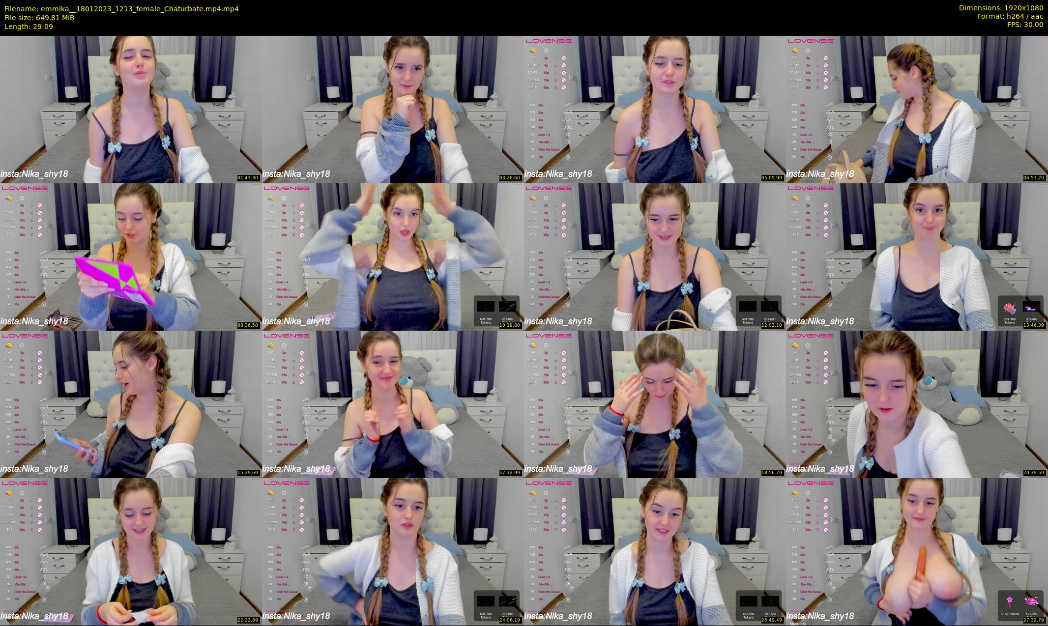 emmika_ — 30 minute Chaturbate female cam show recording, 1080p, Jan 18, 2023