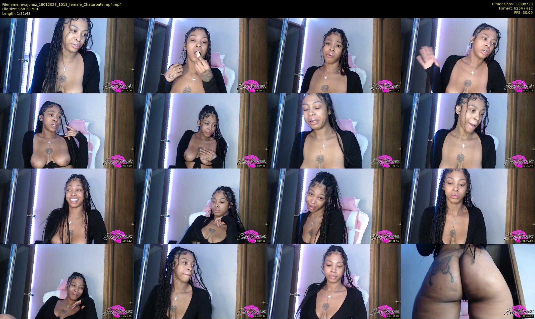 evajonez — 92 minute Chaturbate female cam show recording, 720p, Jan 18, 2023