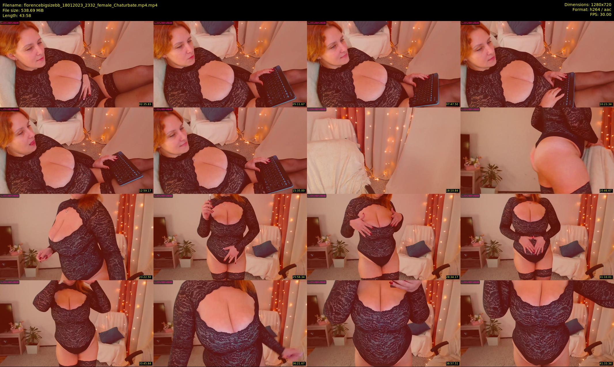 florencebigsizebb — 44 minute Chaturbate female cam show recording, 720p, Jan 18, 2023
