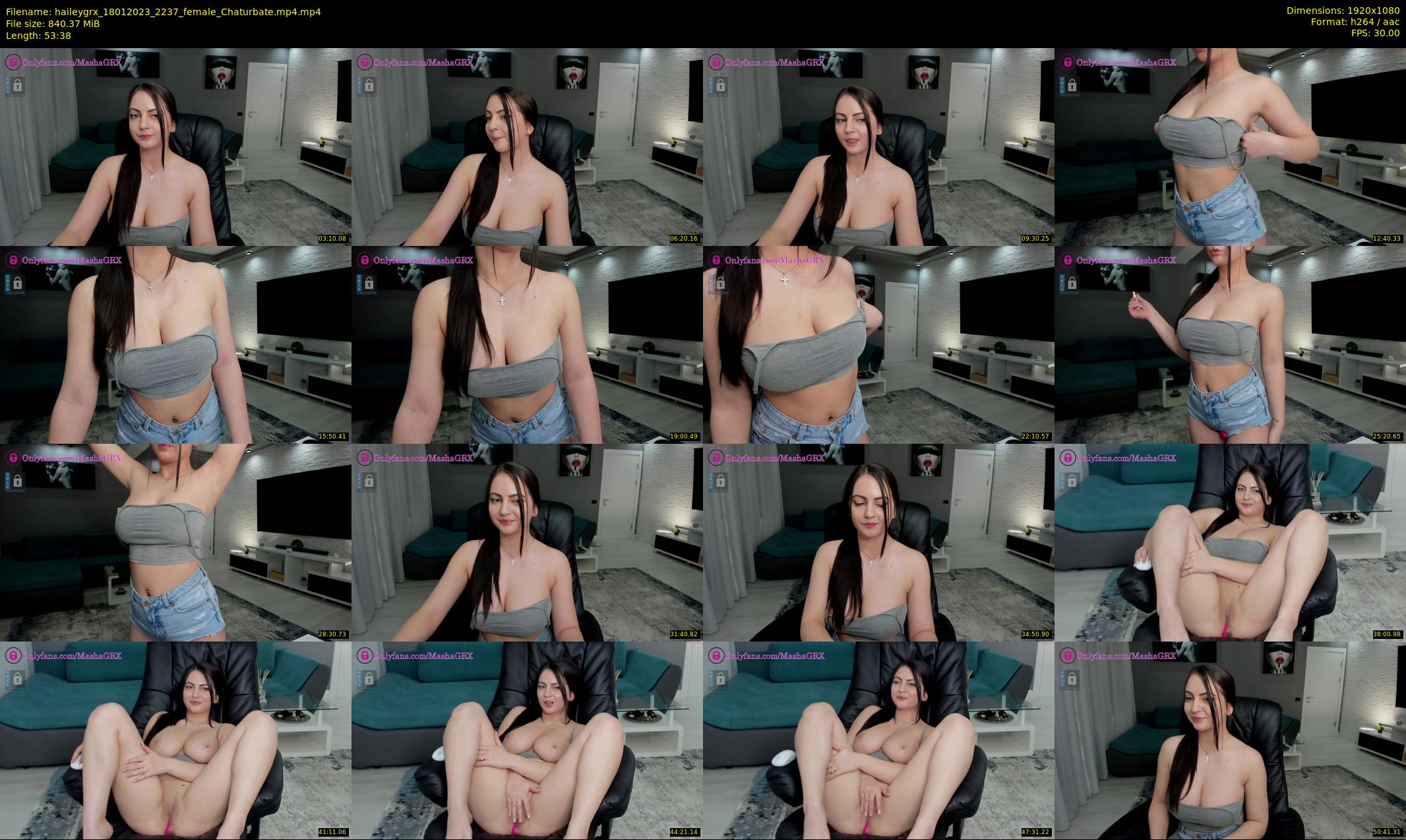 haileygrx — 54 minute Chaturbate female cam show recording, 1080p, Jan 18, 2023
