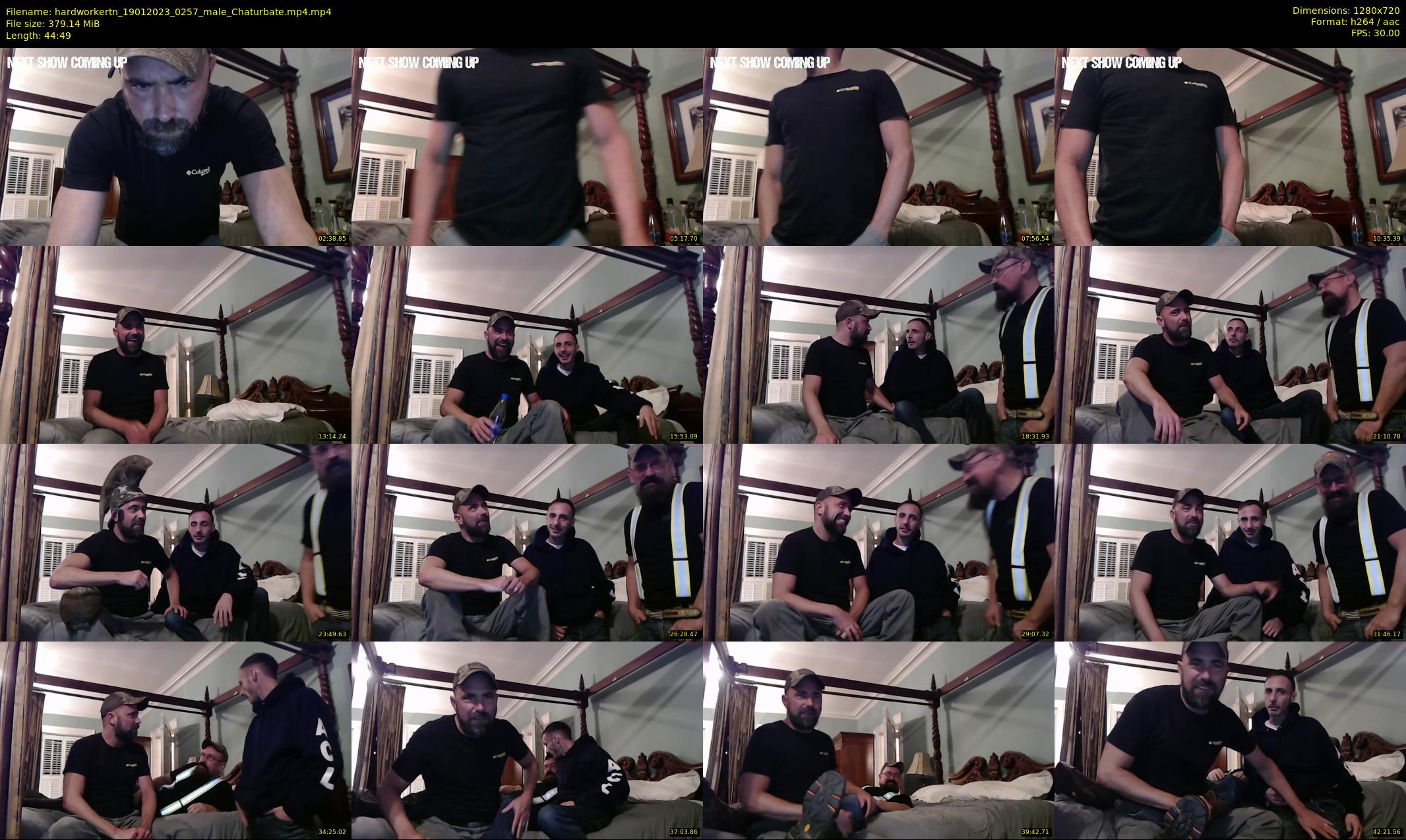 hardworkertn — 45 minute Chaturbate male cam show recording, 720p, Jan 19, 2023