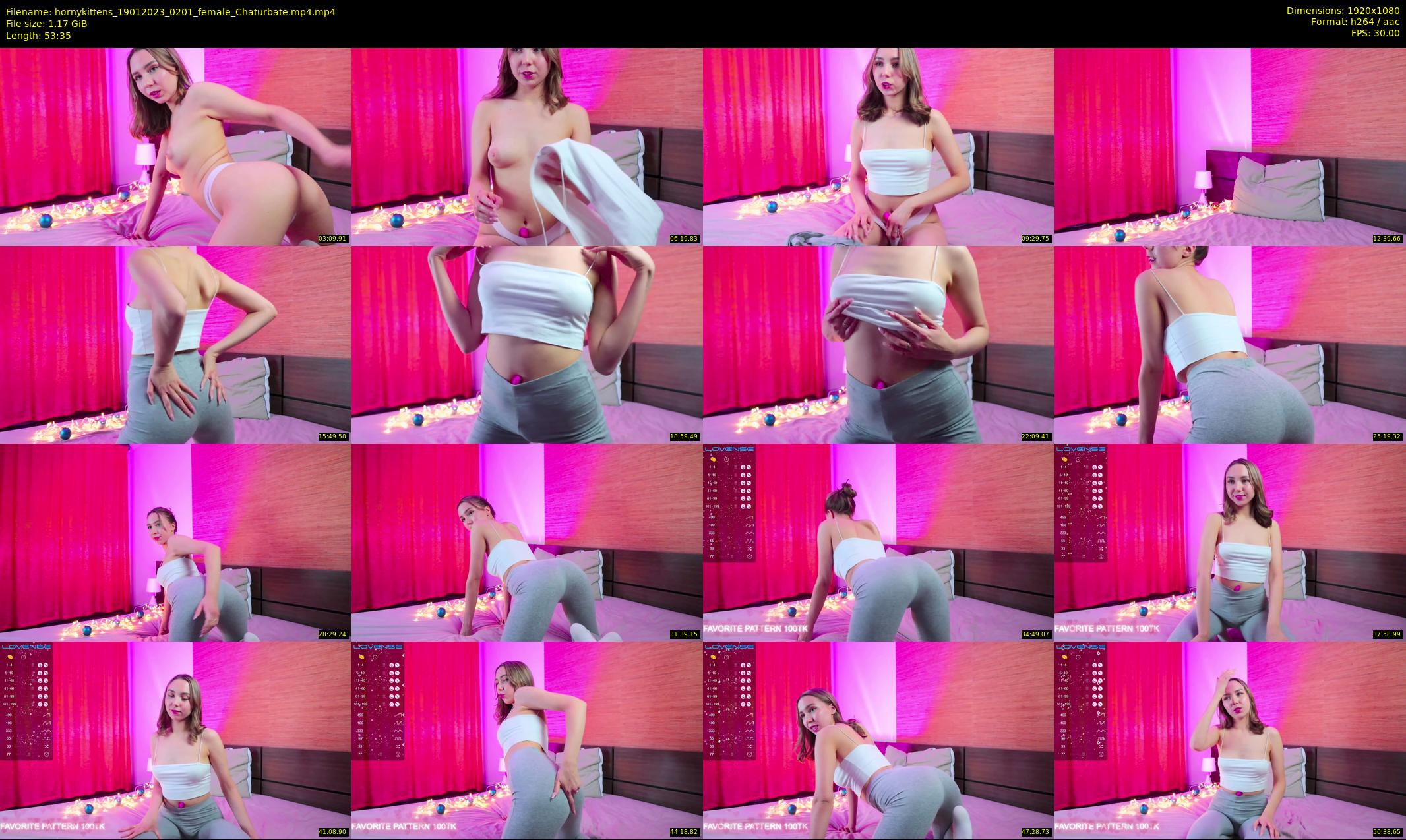 hornykittens — 54 minute Chaturbate couple cam show recording, 1080p, Jan 19, 2023