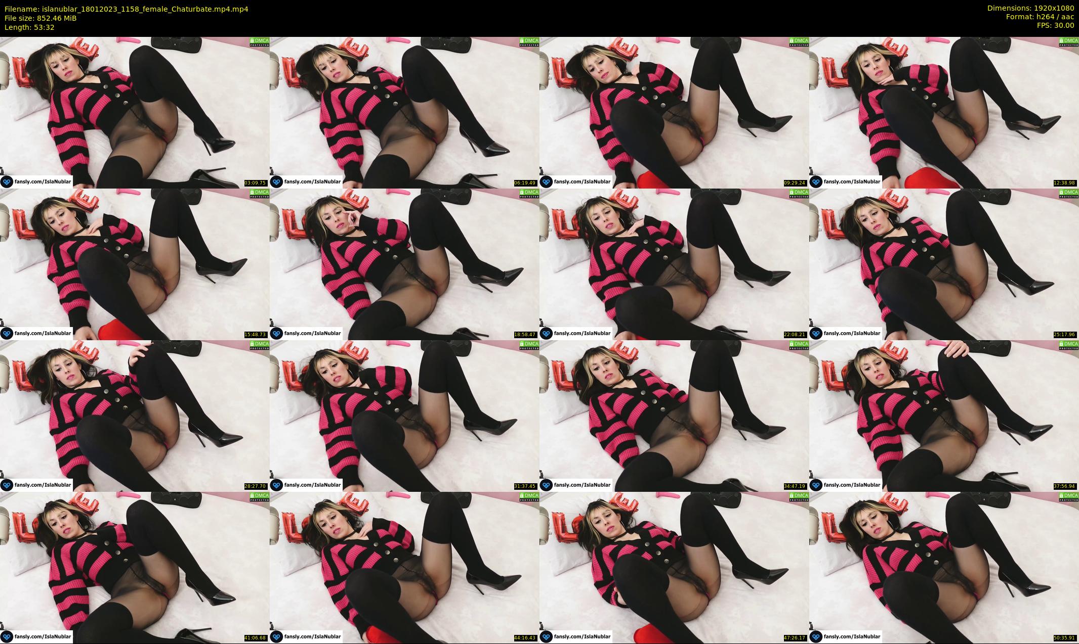 islanublar — 54 minute Chaturbate female cam show recording, 1080p, Jan 18, 2023