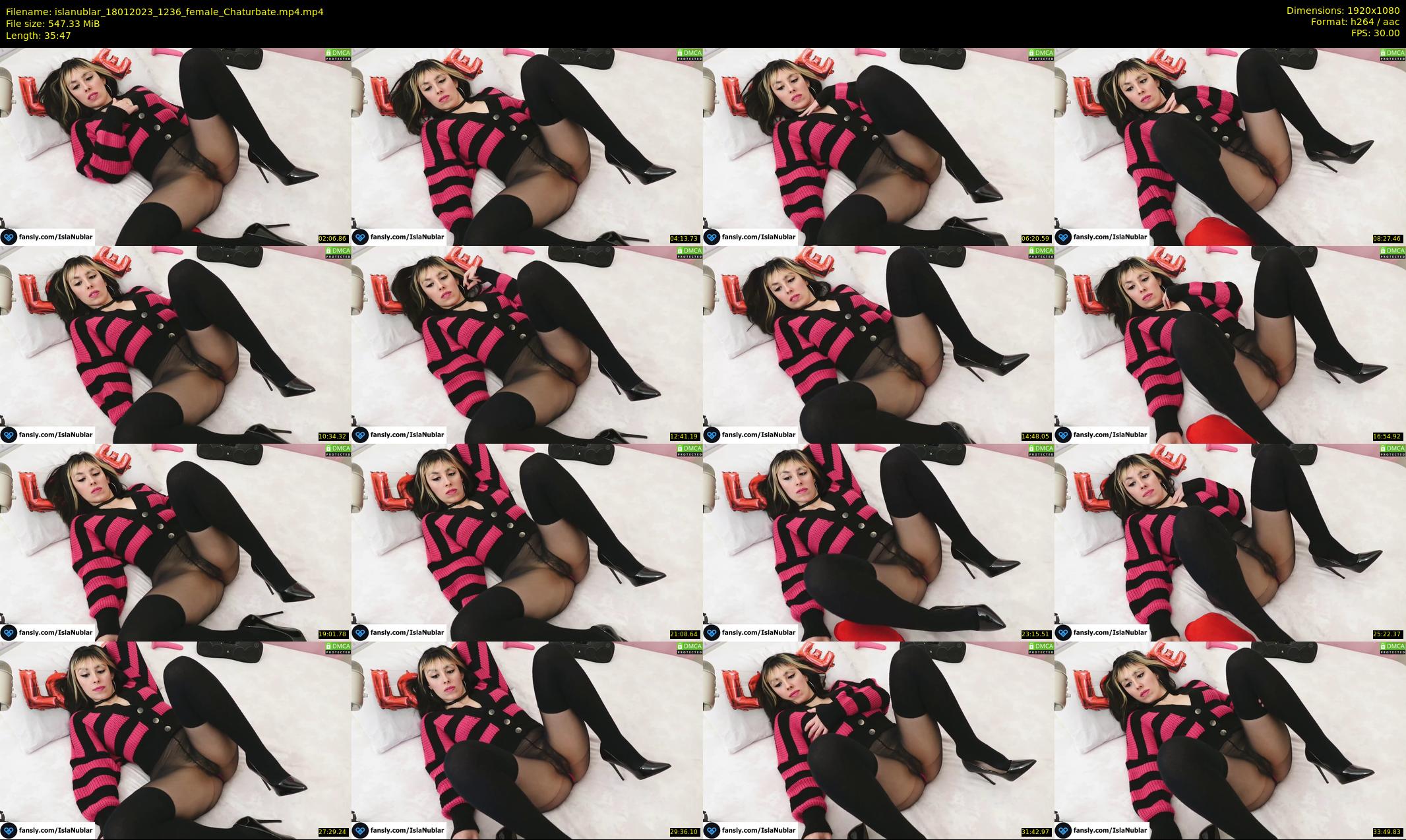 islanublar — 36 minute Chaturbate female cam show recording, 1080p, Jan 18, 2023