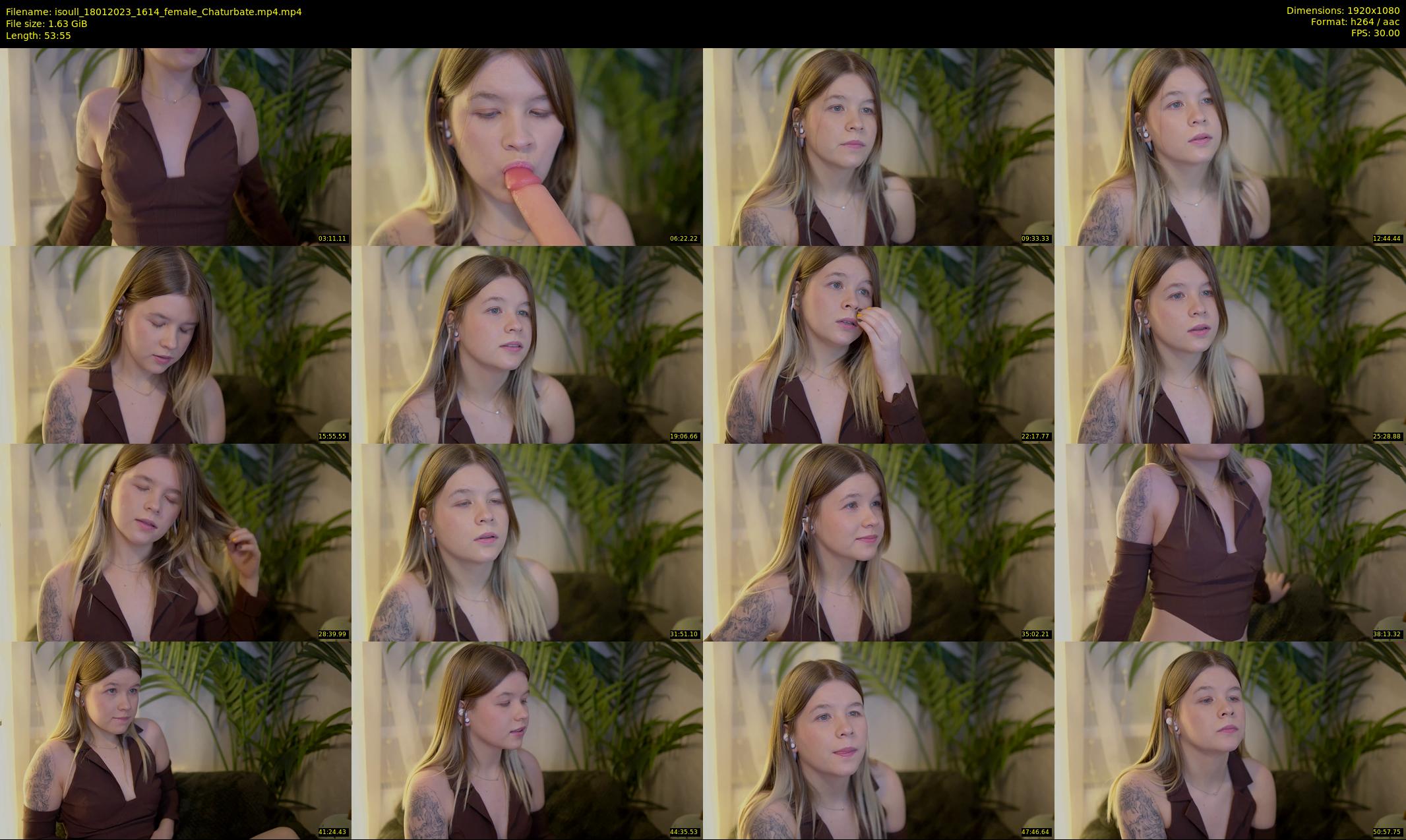 isoull — 54 minute Chaturbate female cam show recording, 1080p, Jan 18, 2023