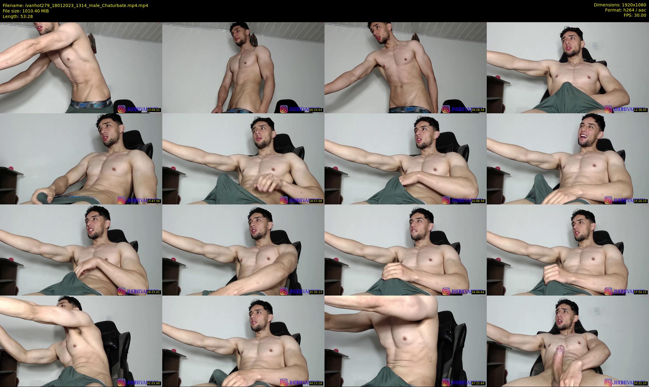 ivanhot279 — 54 minute Chaturbate male cam show recording, 1080p, Jan 18, 2023