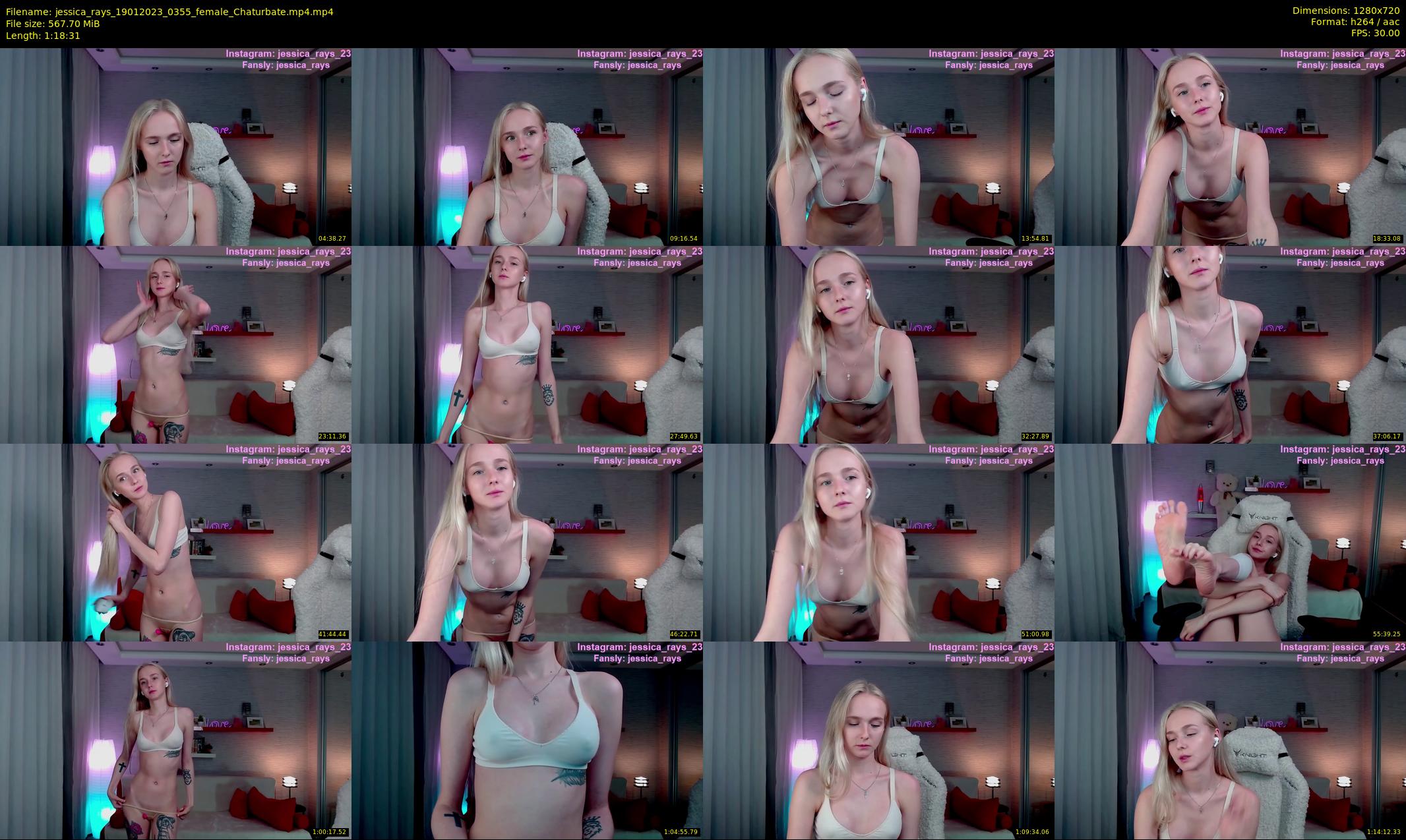 jessica_rays — 79 minute Chaturbate couple cam show recording, 720p, Jan 19, 2023