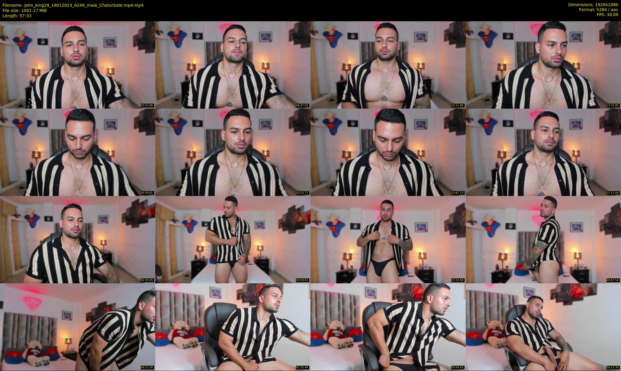 john_king29 — 58 minute Chaturbate male cam show recording, 1080p, Jan 19, 2023