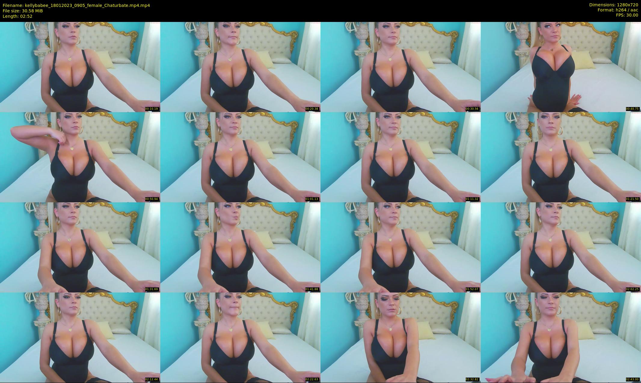 kellybabee — 3 minute Chaturbate female cam show recording, 720p, Jan 18, 2023