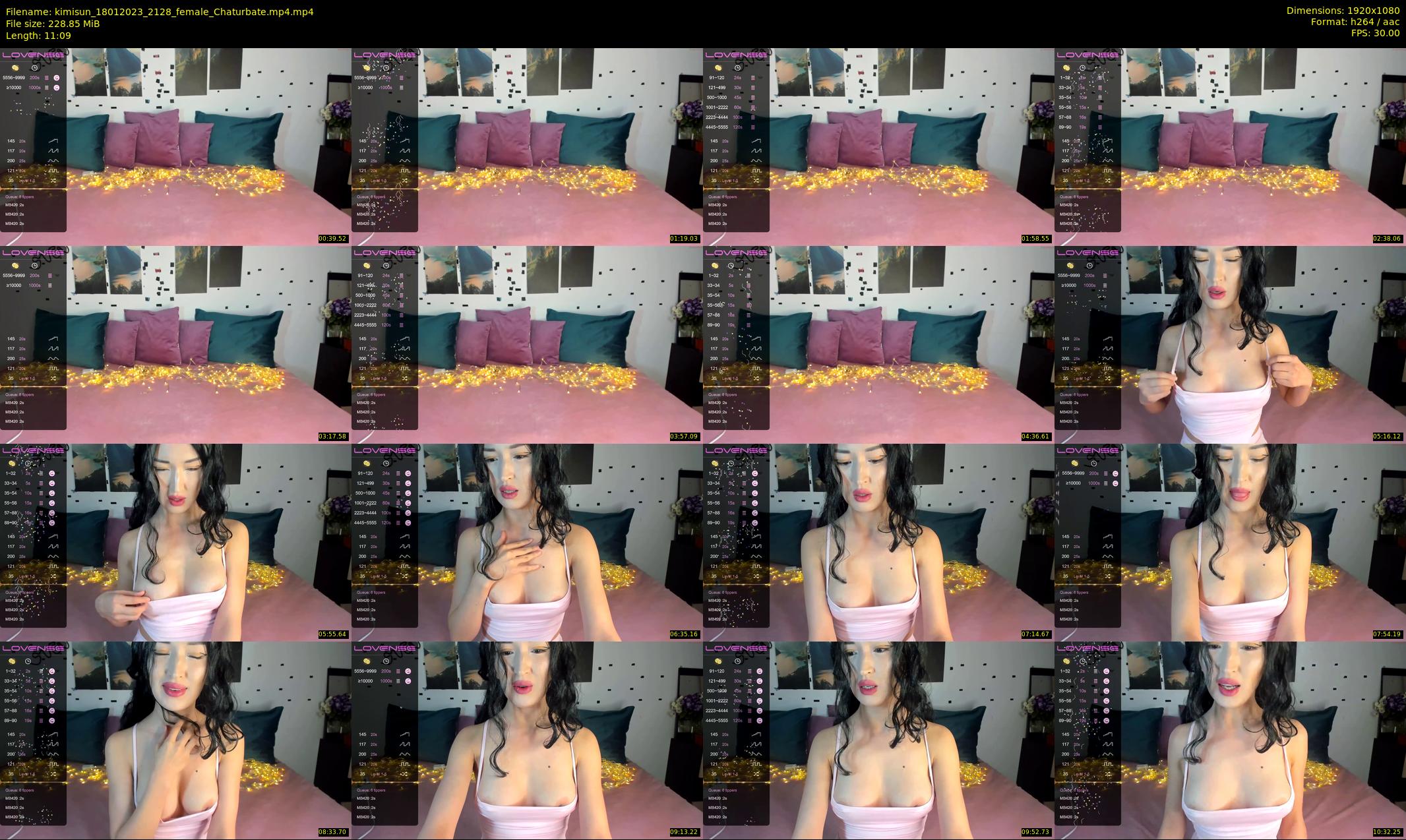 kimisun — 12 minute Chaturbate female cam show recording, 1080p, Jan 18, 2023