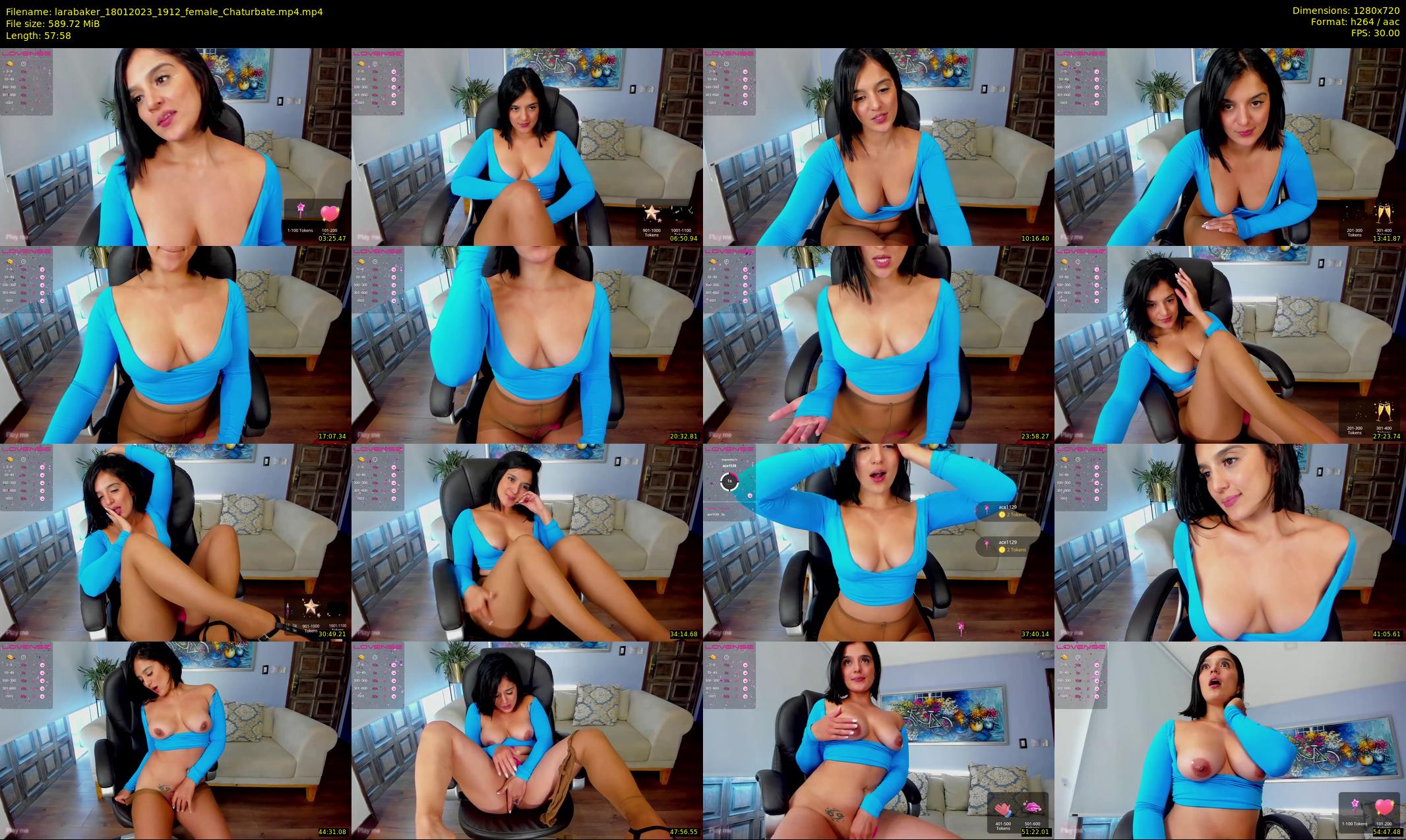 larabaker — 58 minute Chaturbate female cam show recording, 720p, Jan 18, 2023