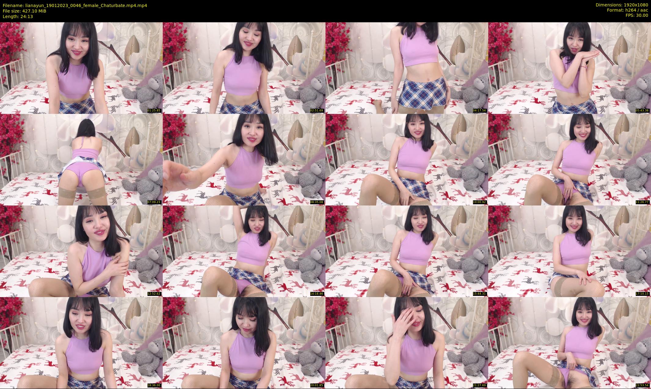 lianayun — 25 minute Chaturbate female cam show recording, 1080p, Jan 19, 2023