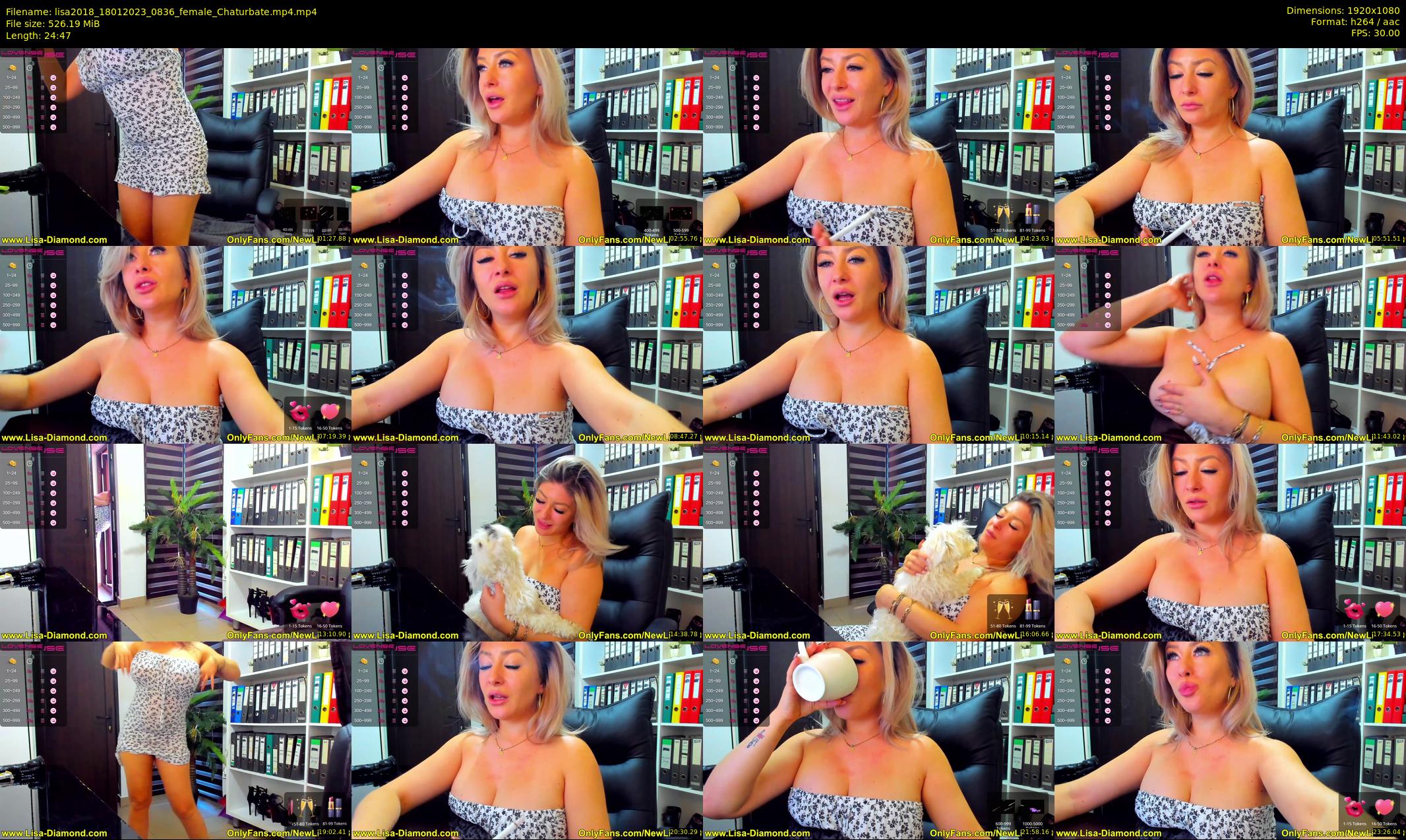 lisa2018 — 25 minute Chaturbate female cam show recording, 1080p, Jan 18, 2023