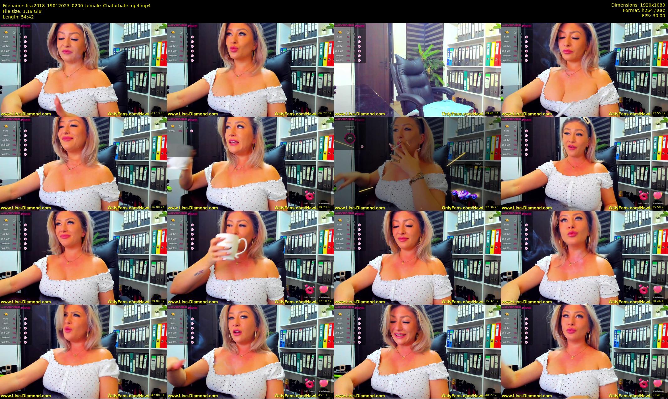 lisa2018 — 55 minute Chaturbate female cam show recording, 1080p, Jan 19, 2023
