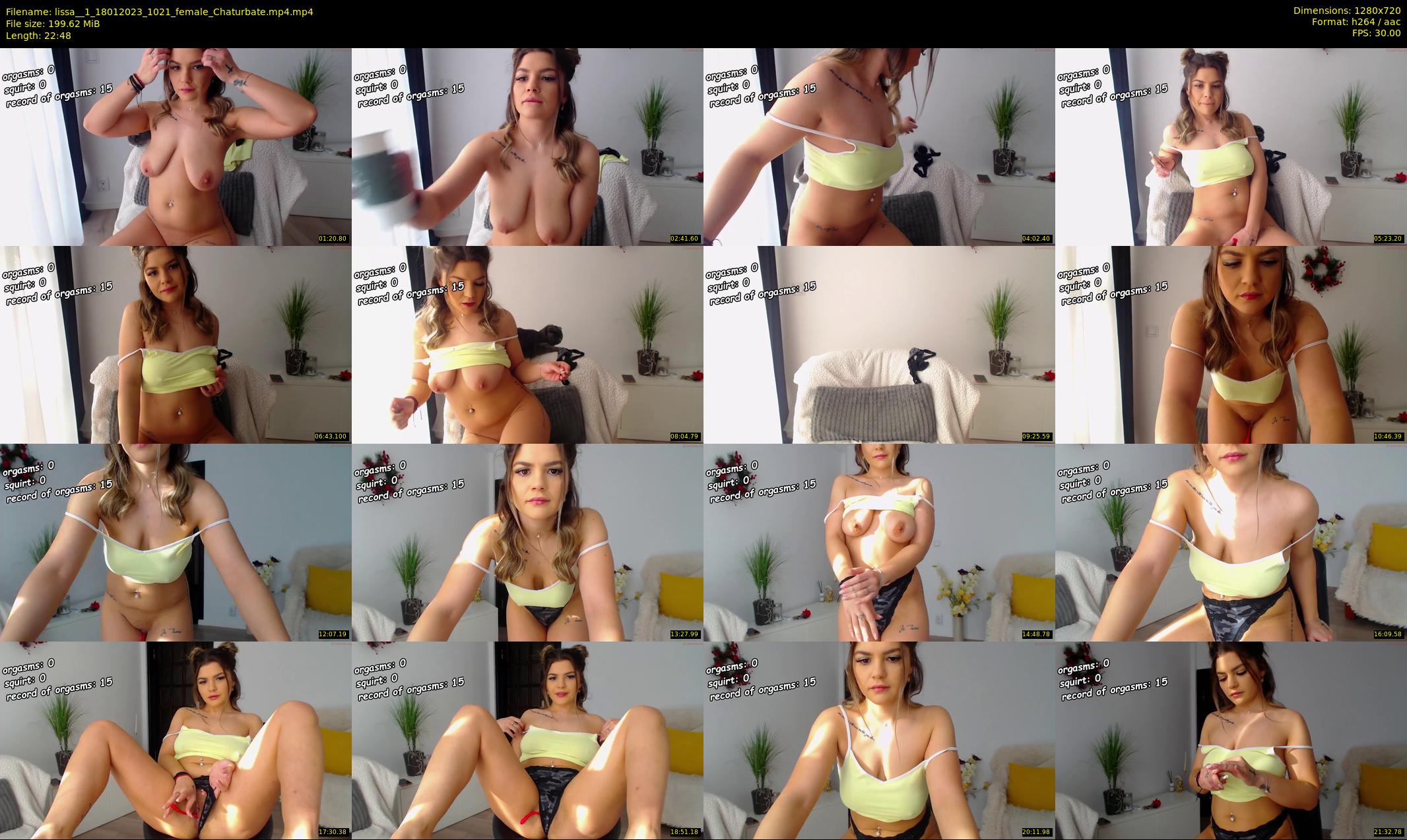 lissa__1 — 23 minute Chaturbate female cam show recording, 720p, Jan 18, 2023