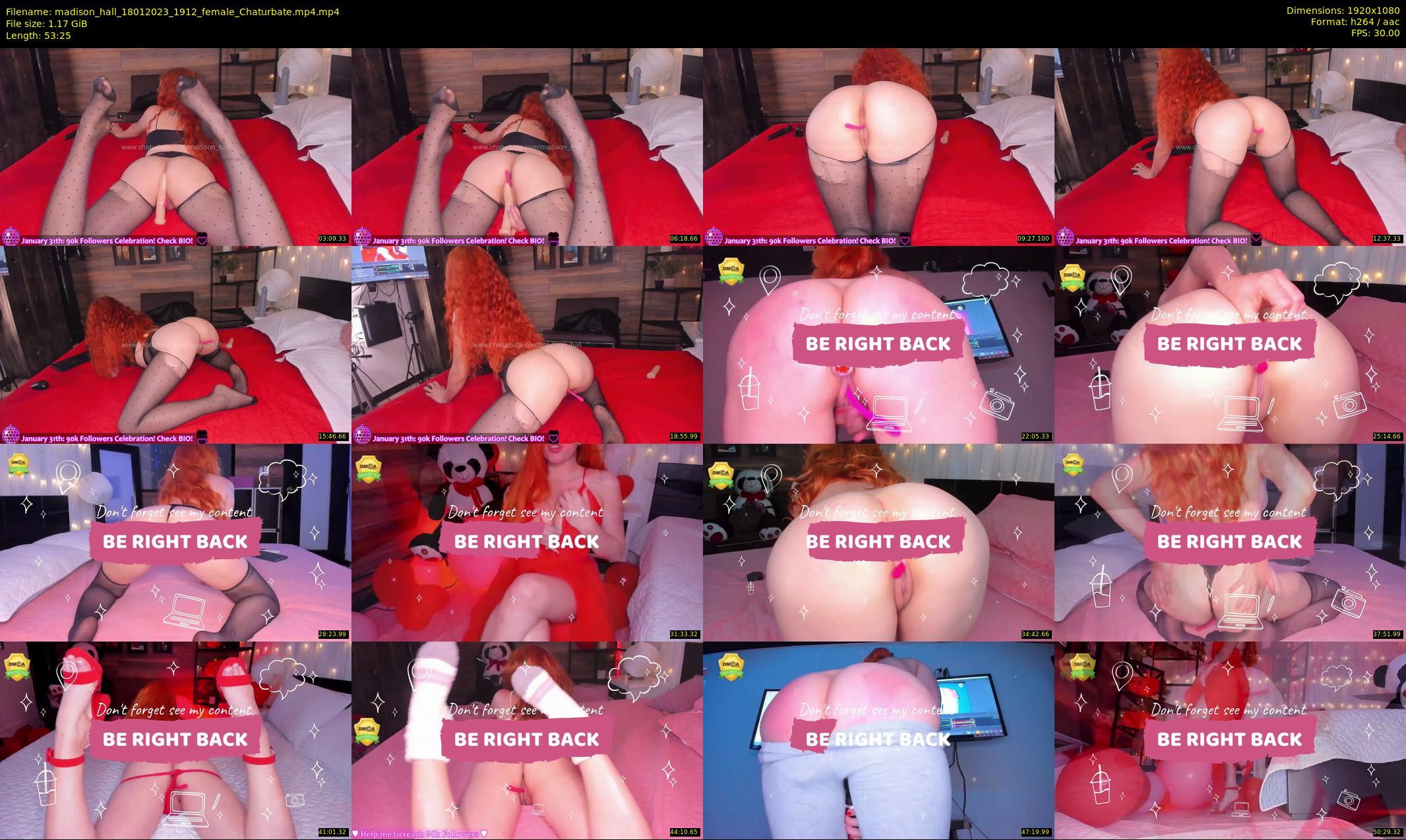madison_hall — 54 minute Chaturbate female cam show recording, 1080p, Jan 18, 2023