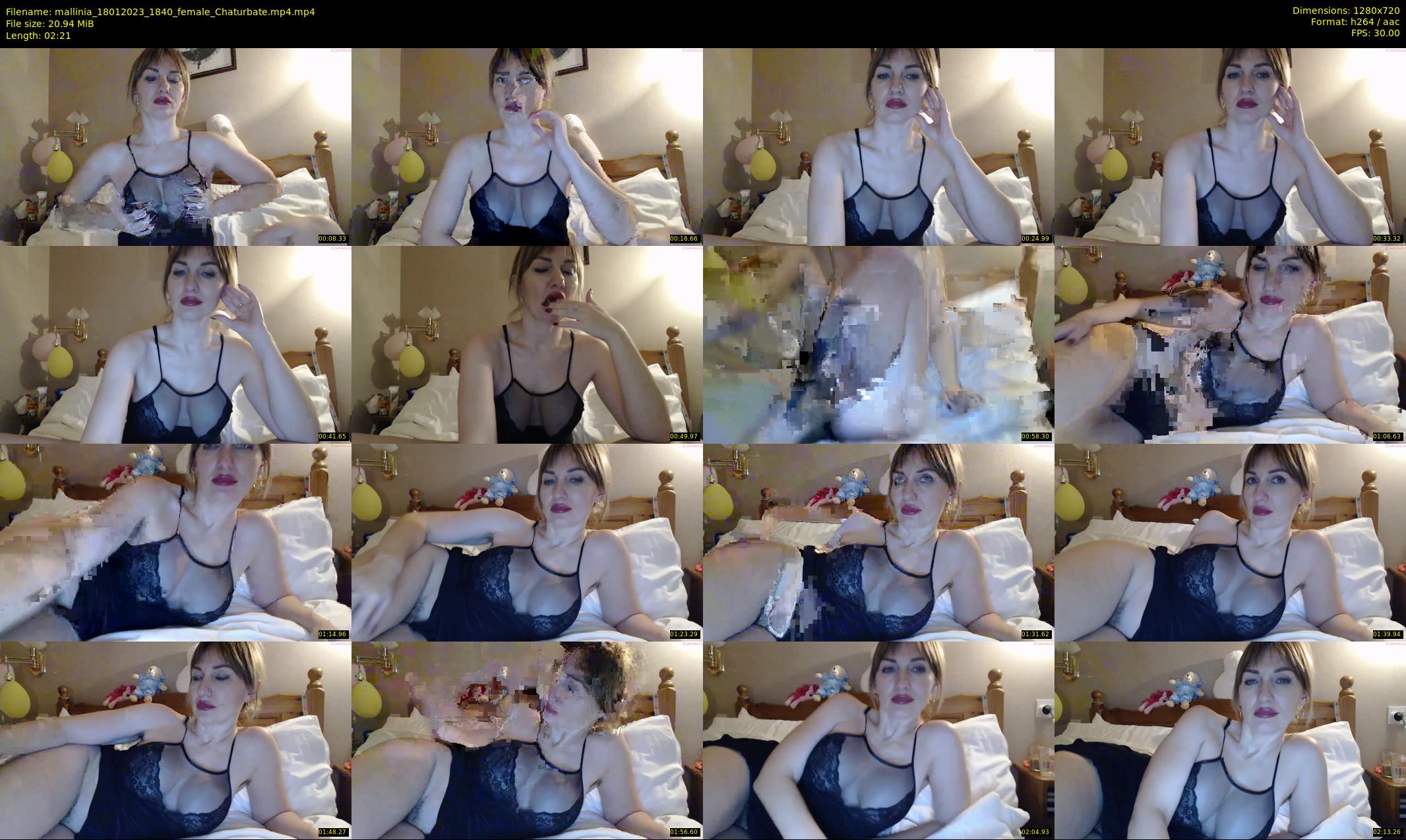 mallinia — 3 minute Chaturbate female cam show recording, 720p, Jan 18, 2023
