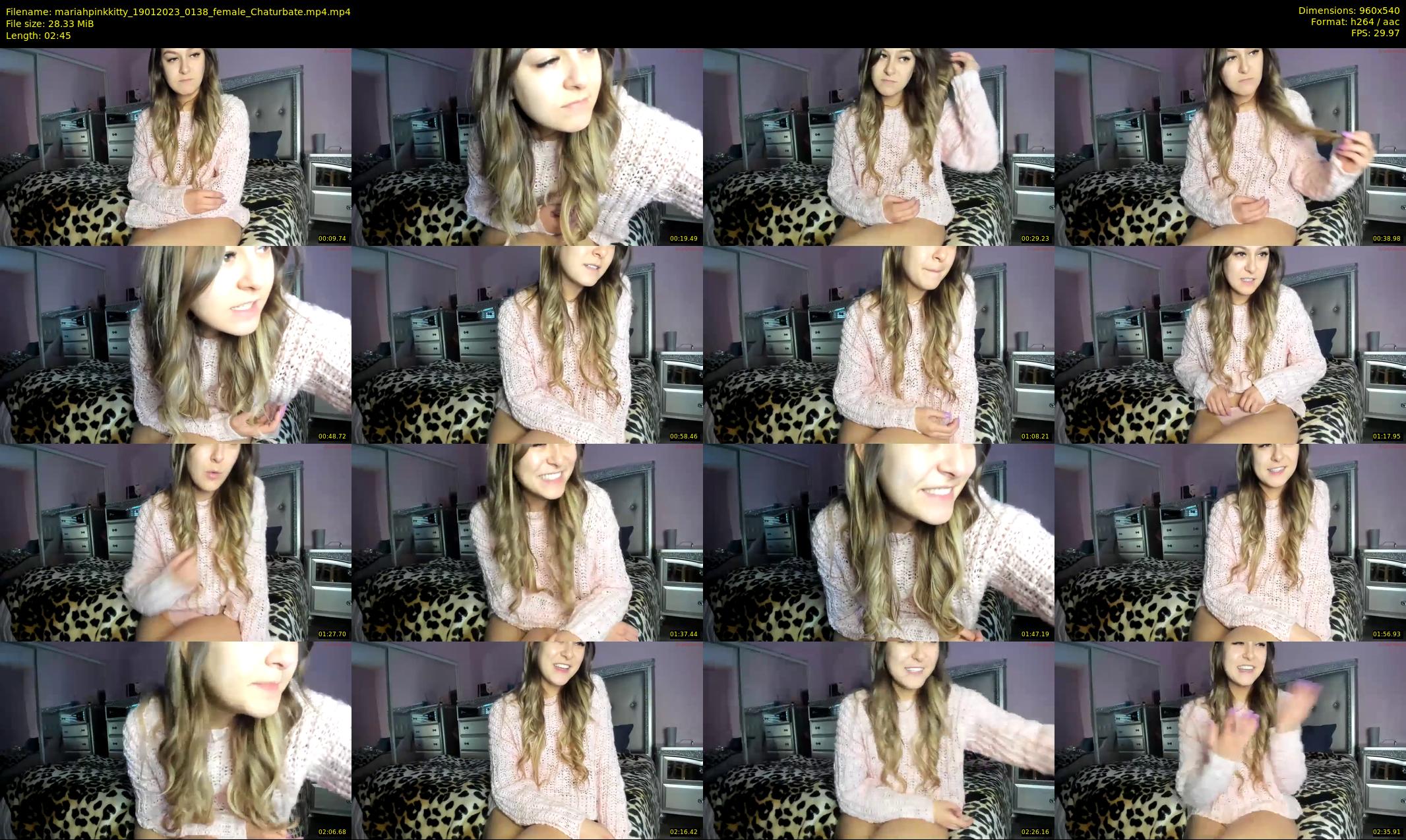 mariahpinkkitty — 3 minute Chaturbate female cam show recording, 480p, Jan 19, 2023