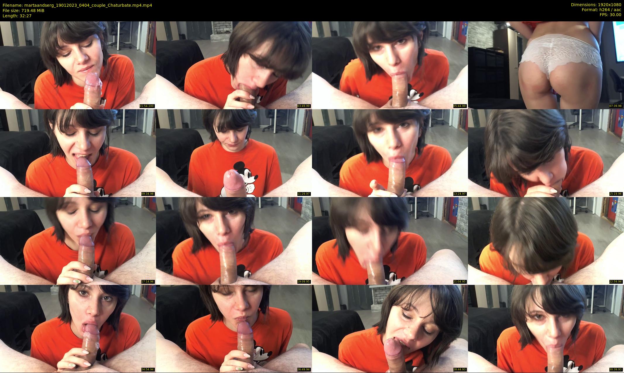 martaandserg — 33 minute Chaturbate female cam show recording, 1080p, Jan 19, 2023