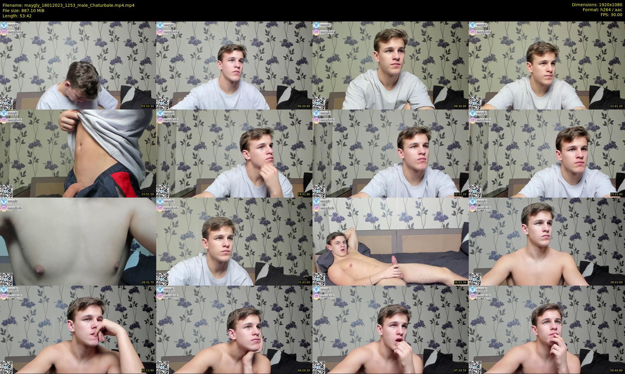 maygly — 54 minute Chaturbate male cam show recording, 1080p, Jan 18, 2023