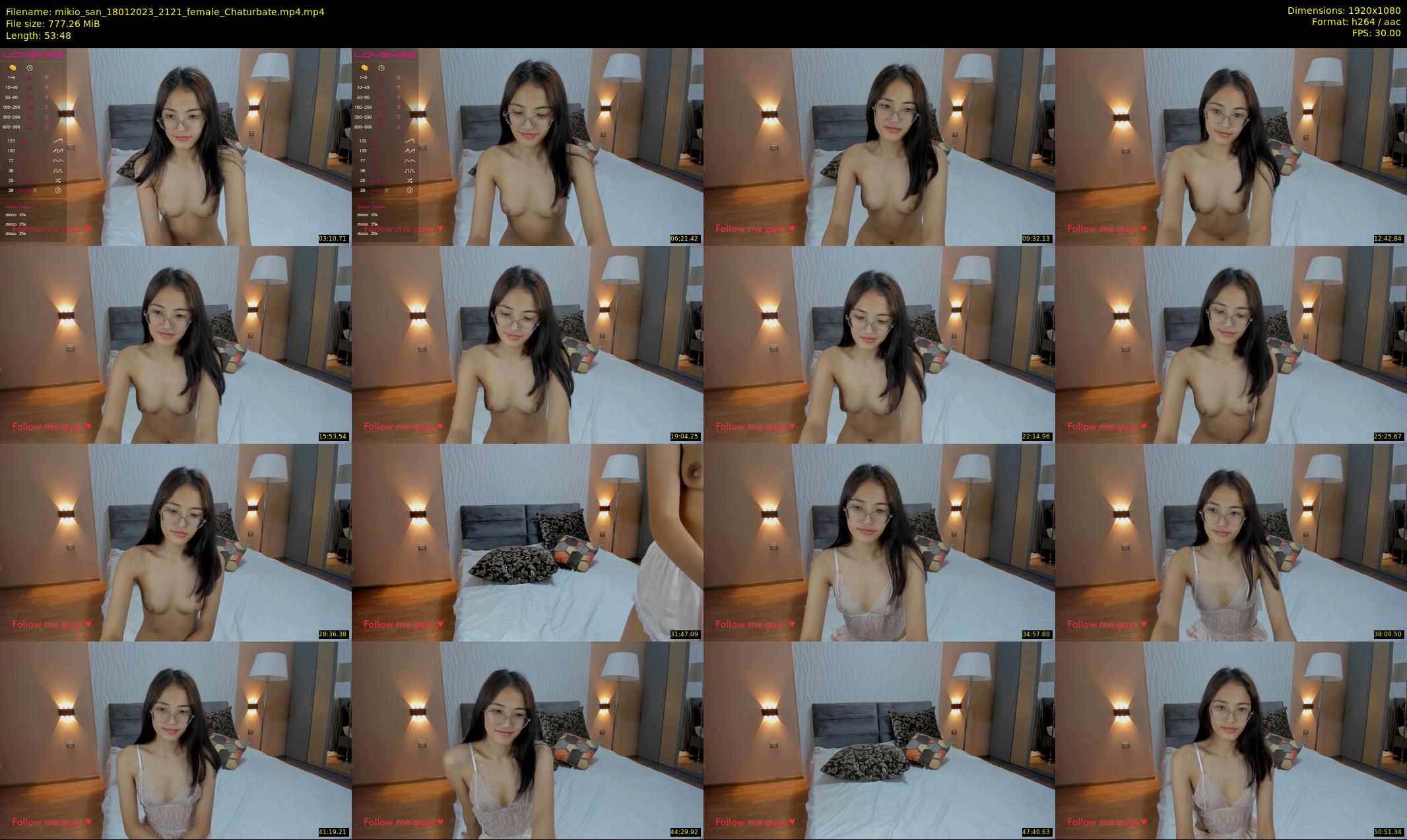 mikio_san — 54 minute Chaturbate female cam show recording, 1080p, Jan 18, 2023