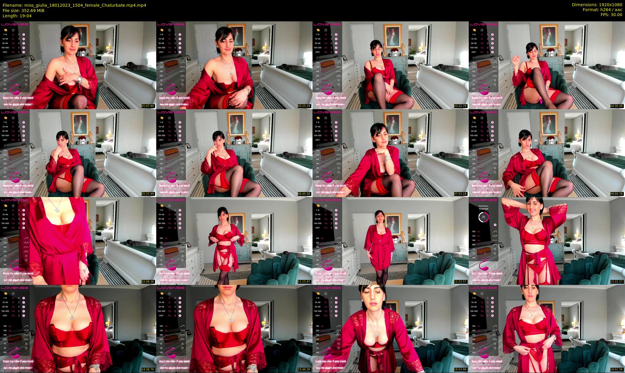 miss_giulia — 20 minute Chaturbate female cam show recording, 1080p, Jan 18, 2023