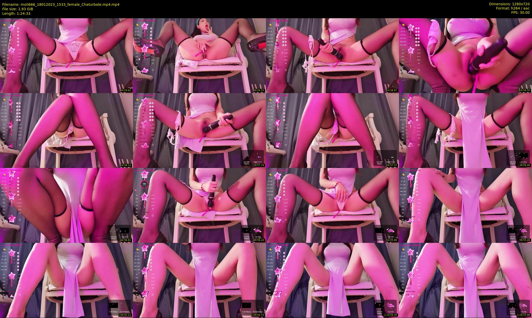 moli666 — 85 minute Chaturbate female cam show recording, 720p, Jan 18, 2023