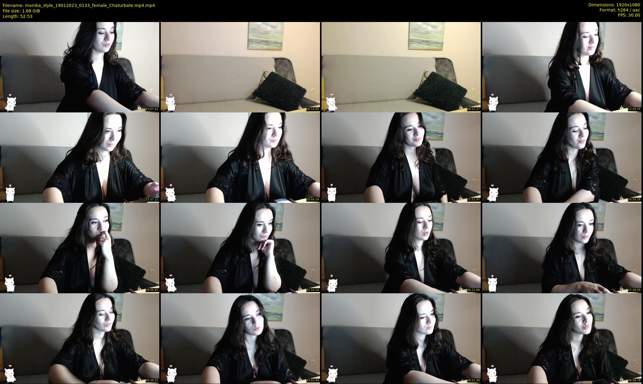 monika_style — 53 minute Chaturbate female cam show recording, 1080p, Jan 19, 2023