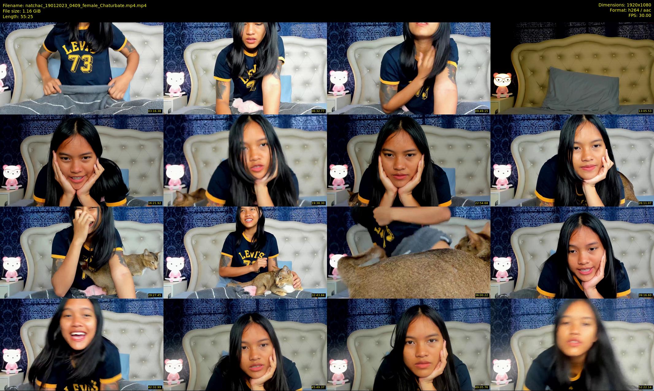 natchac — 56 minute Chaturbate female cam show recording, 1080p, Jan 19, 2023