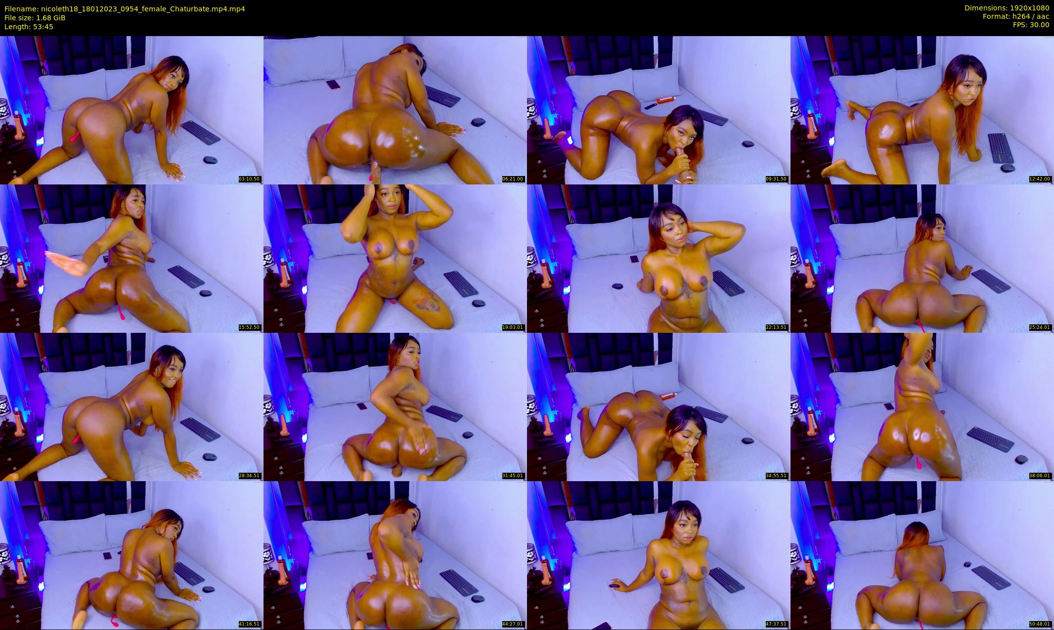 nicoleth18 — 54 minute Chaturbate female cam show recording, 1080p, Jan 18, 2023
