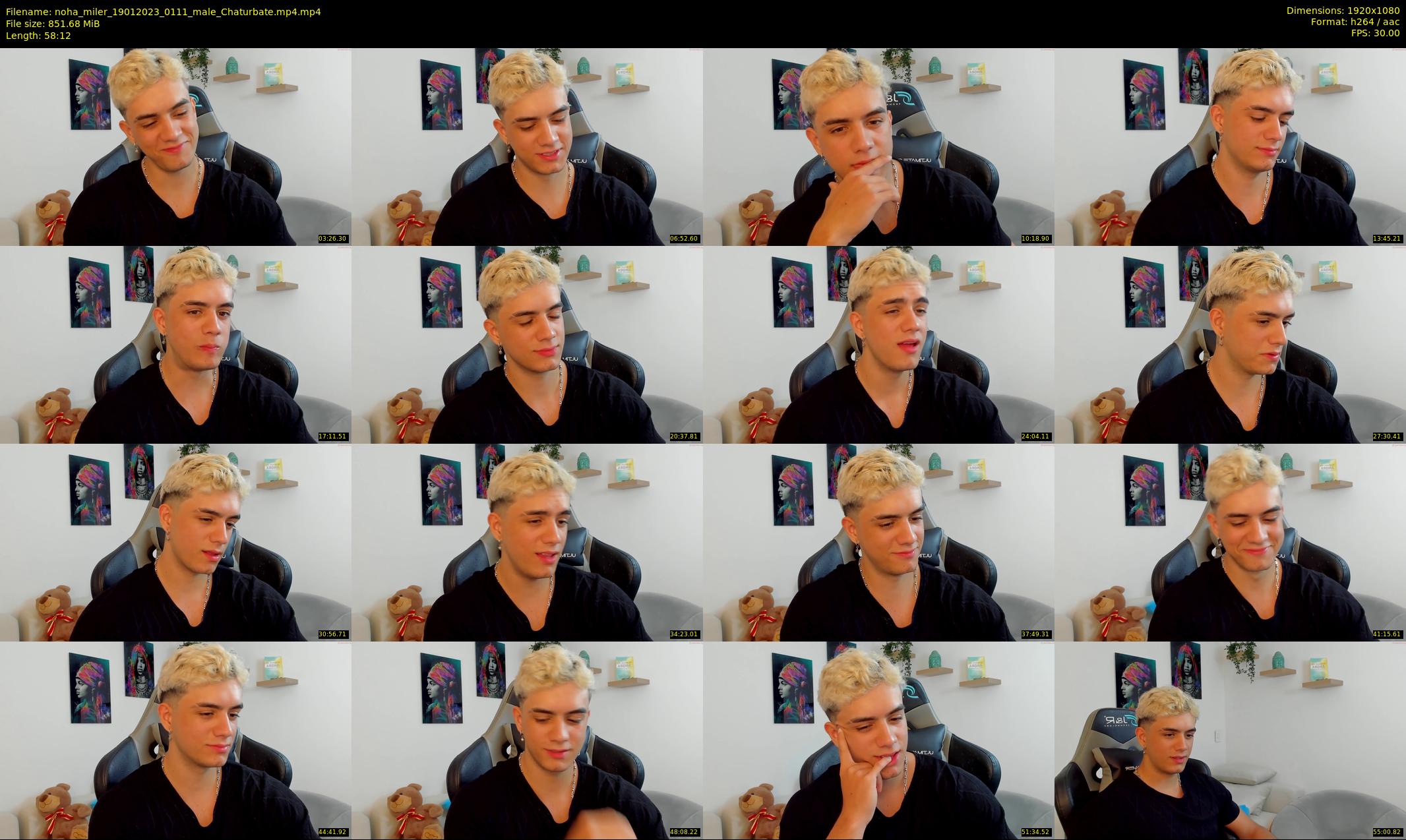 noha_miler — 59 minute Chaturbate male cam show recording, 1080p, Jan 19, 2023