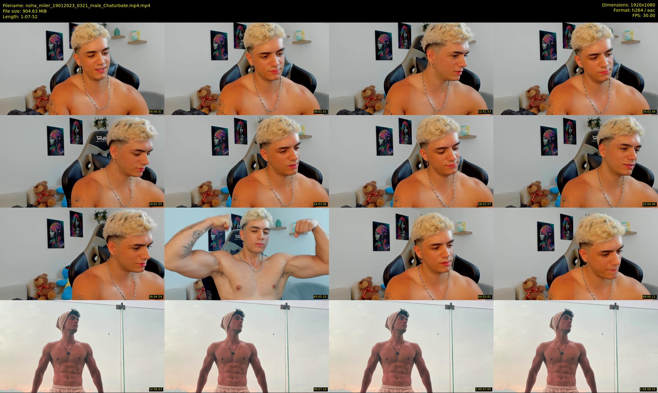 noha_miler — 68 minute Chaturbate male cam show recording, 1080p, Jan 19, 2023