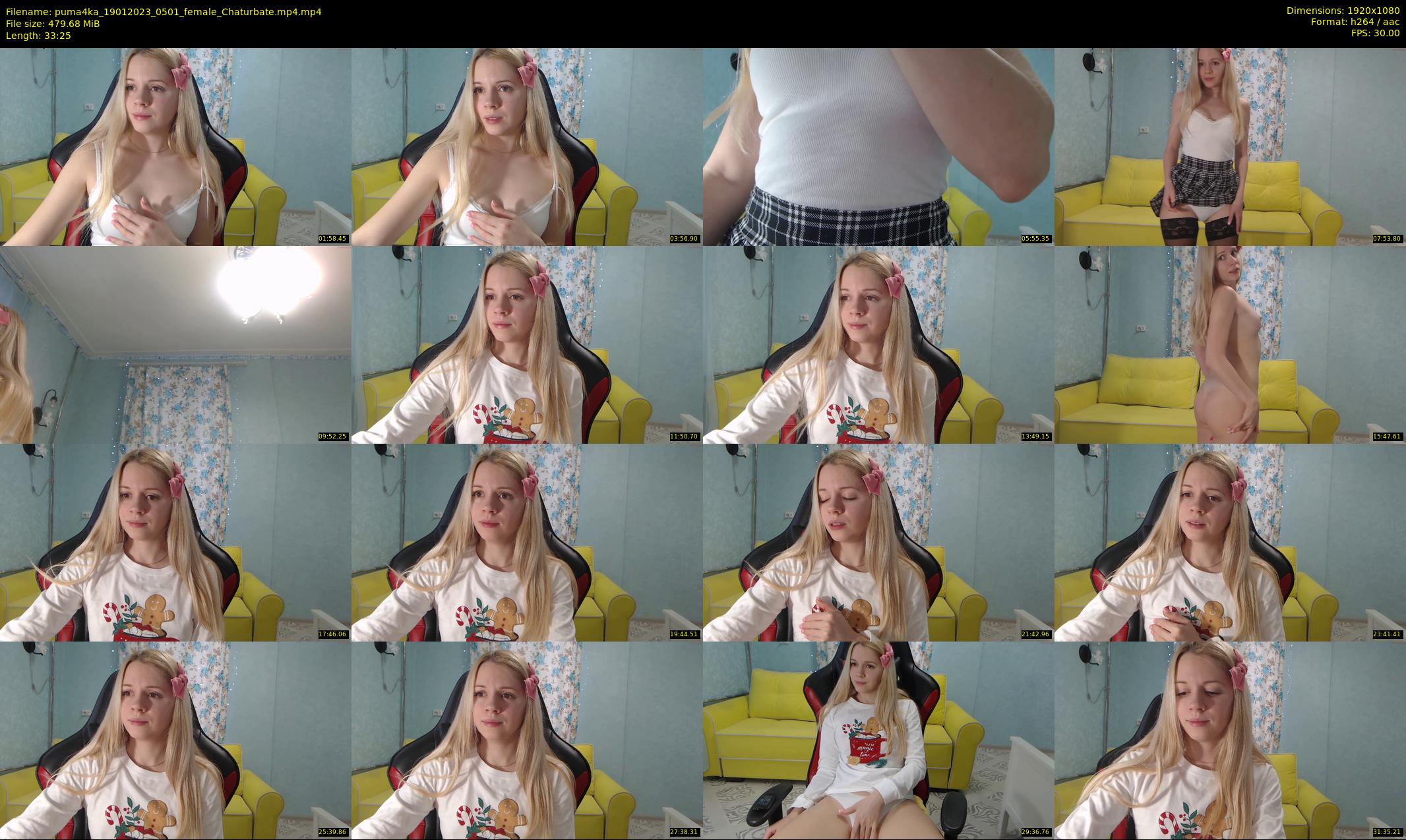 puma4ka — 34 minute Chaturbate female cam show recording, 1080p, Jan 19, 2023
