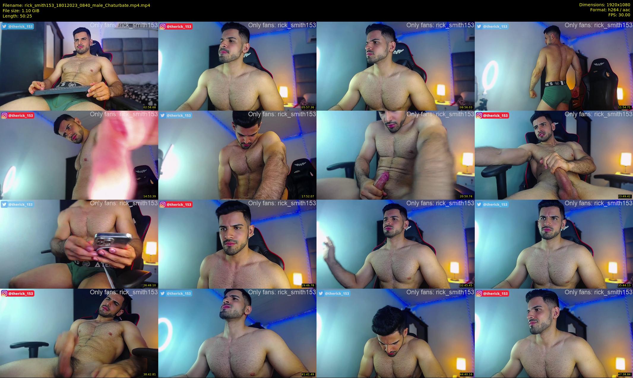 rick_smith153 — 51 minute Chaturbate male cam show recording, 1080p, Jan 18, 2023