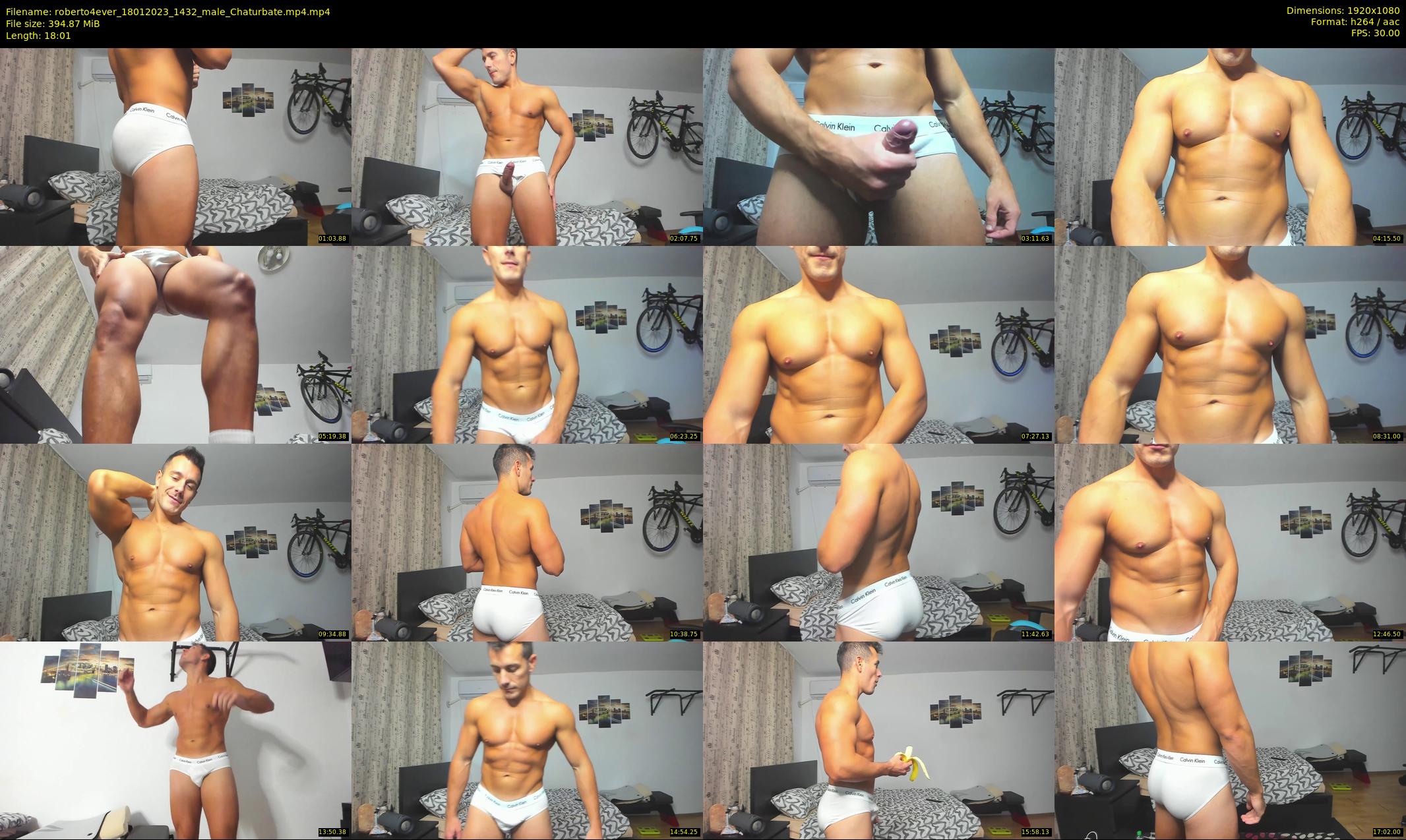 roberto4ever — 19 minute Chaturbate male cam show recording, 1080p, Jan 18, 2023